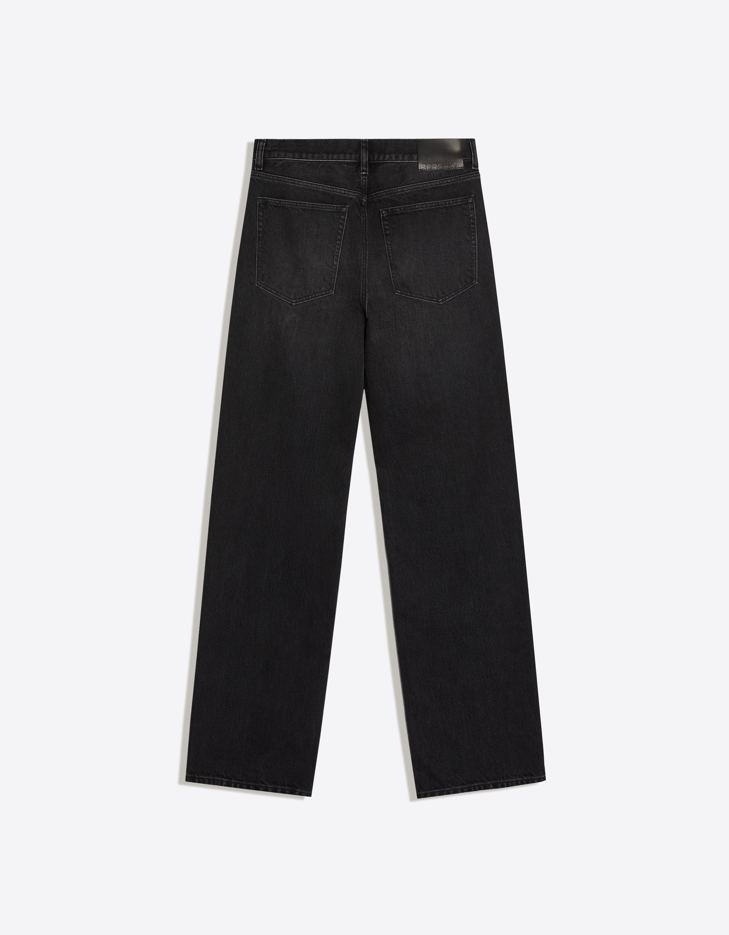 Straight baggy jeans — Black