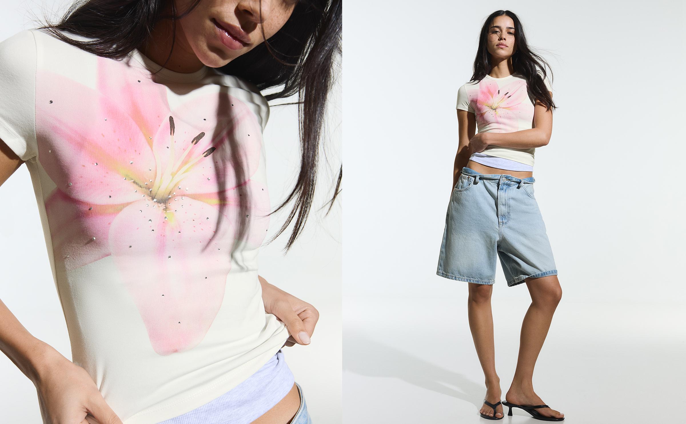 Kısa kollu baskılı tişört - Görsel 17