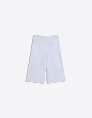 Long plush Bermuda shorts — Grey 3