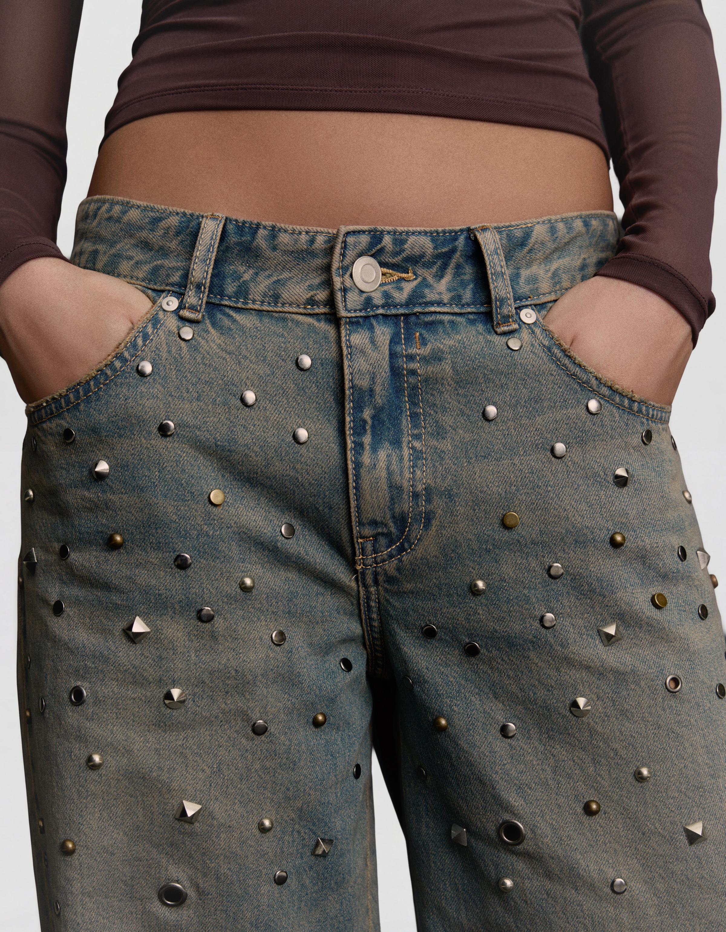 Düşük bel boyfriend jean - Görsel 24