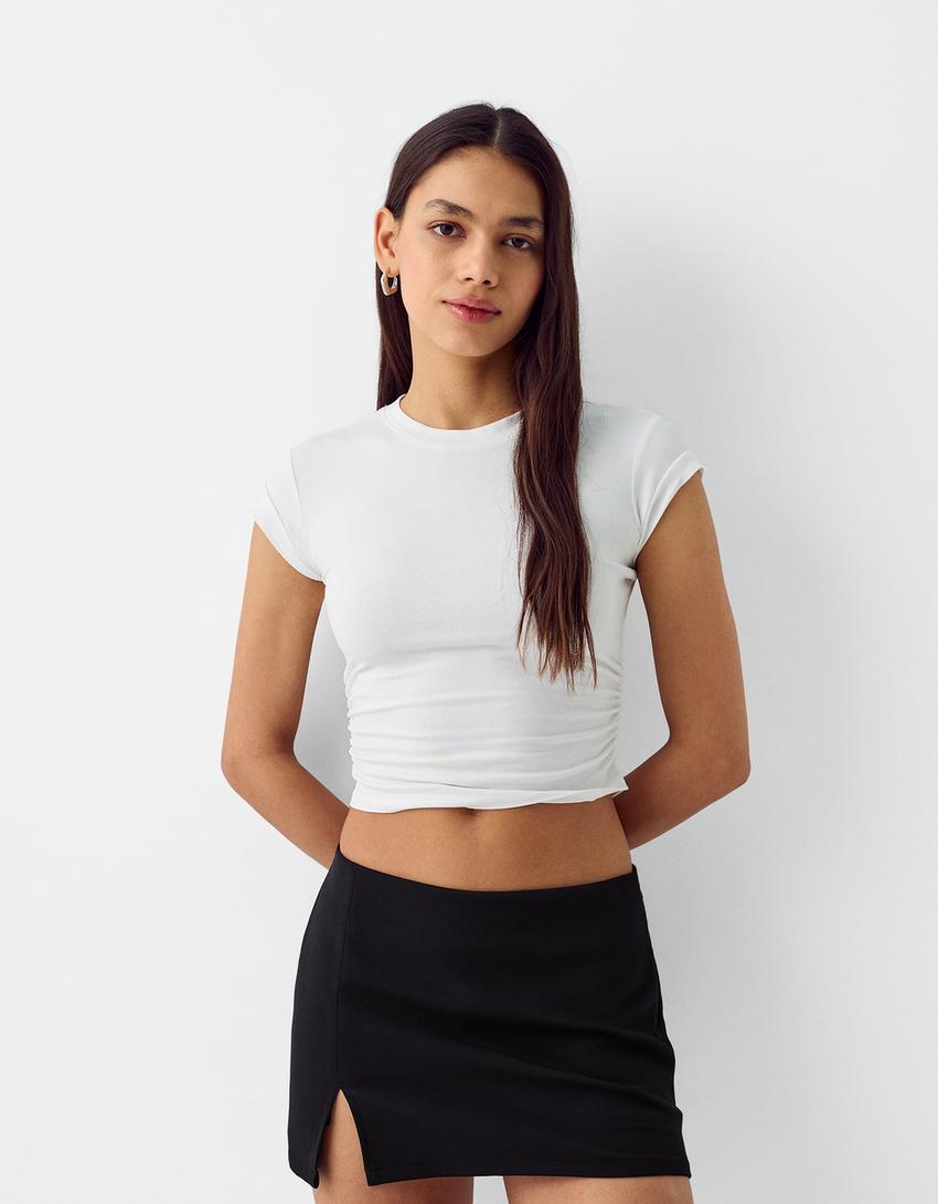 Jupe-culotte tailoring-Noir-1