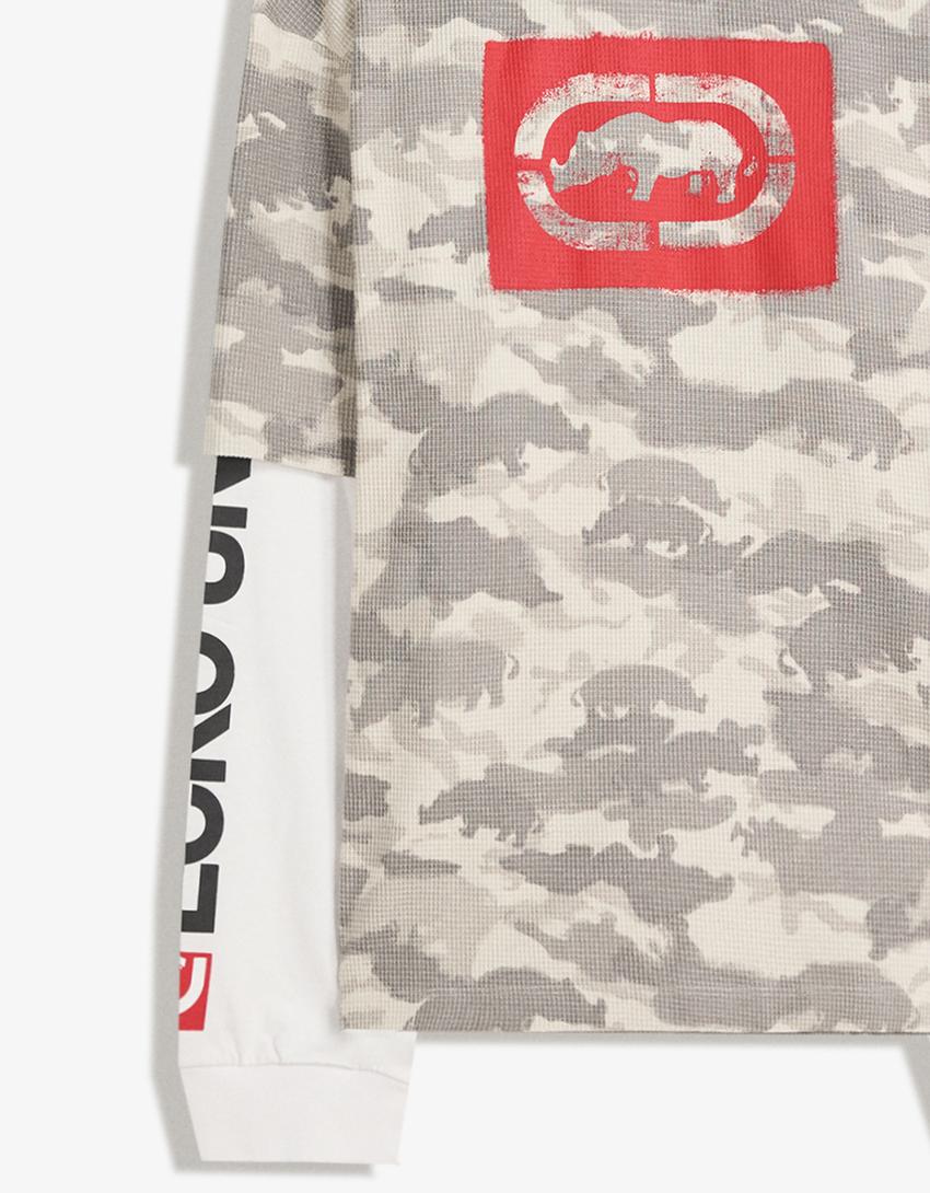 T-shirt Ecko Unltd à double manche-Vert