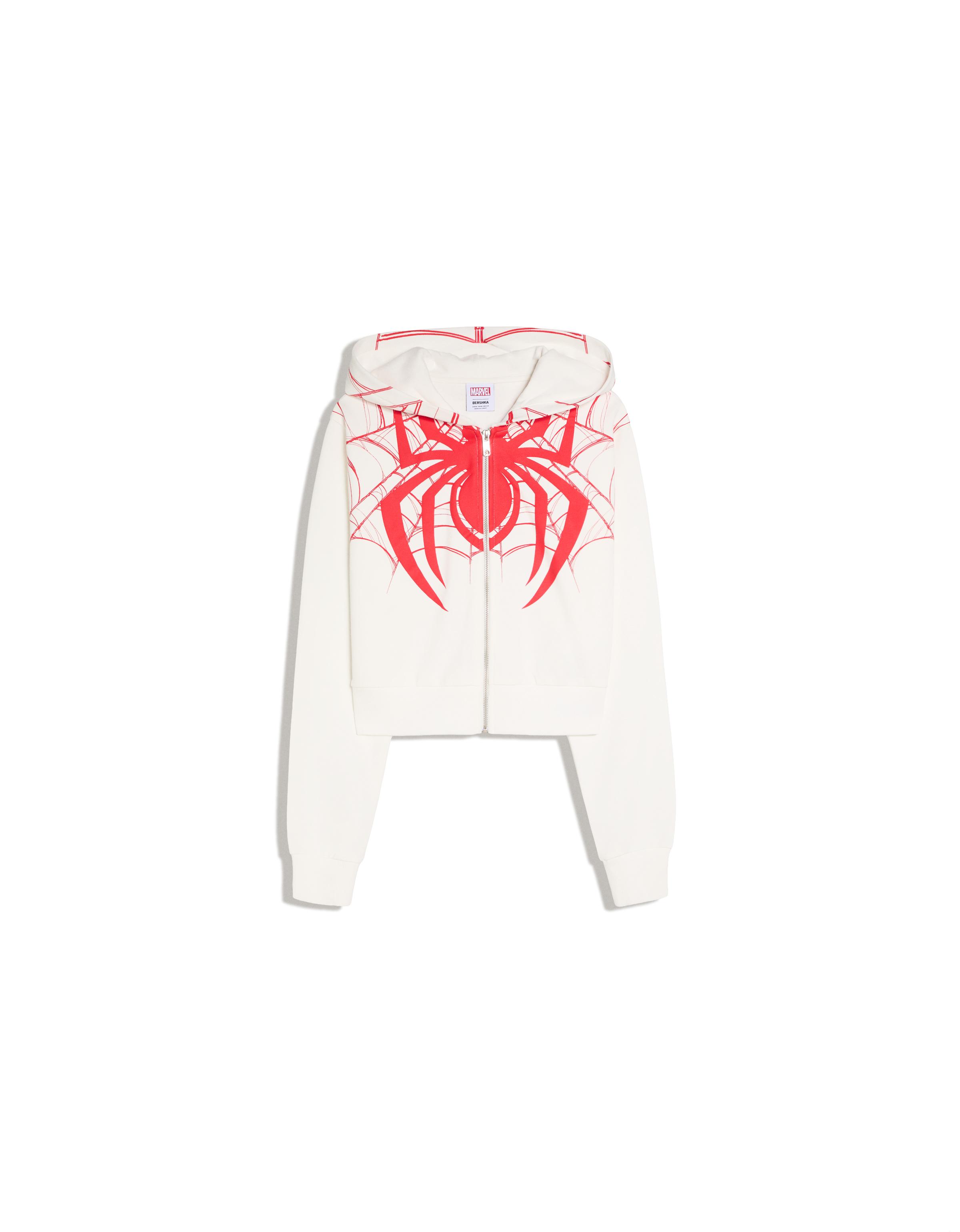 SPIDER-MAN print hoodie — Off white