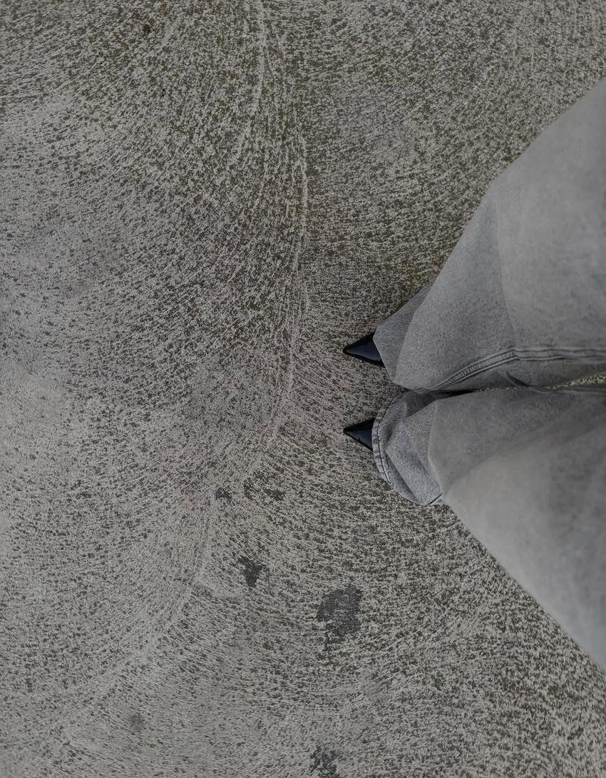 Jeans boyfriend-Grigio
