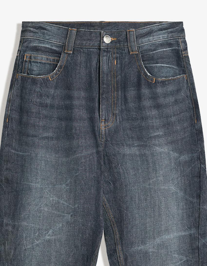 Jeans baggy flare-Azul-2