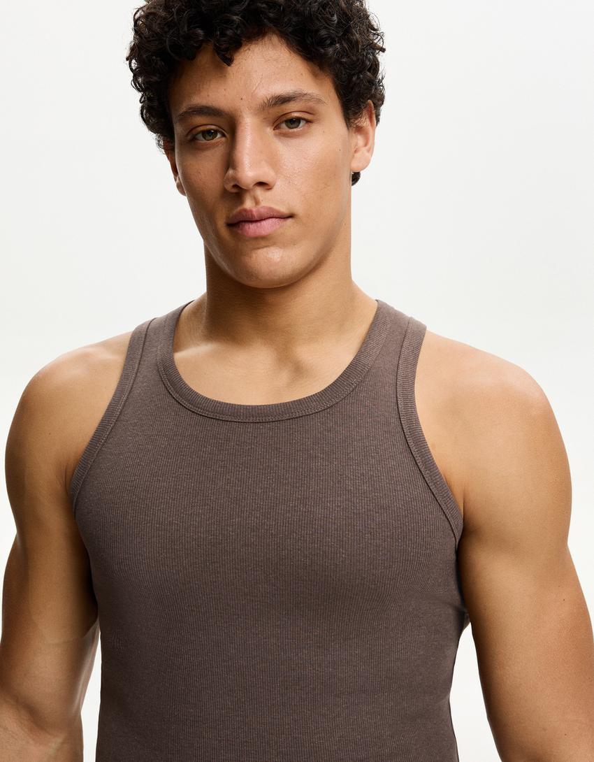 Camiseta tirantes rib