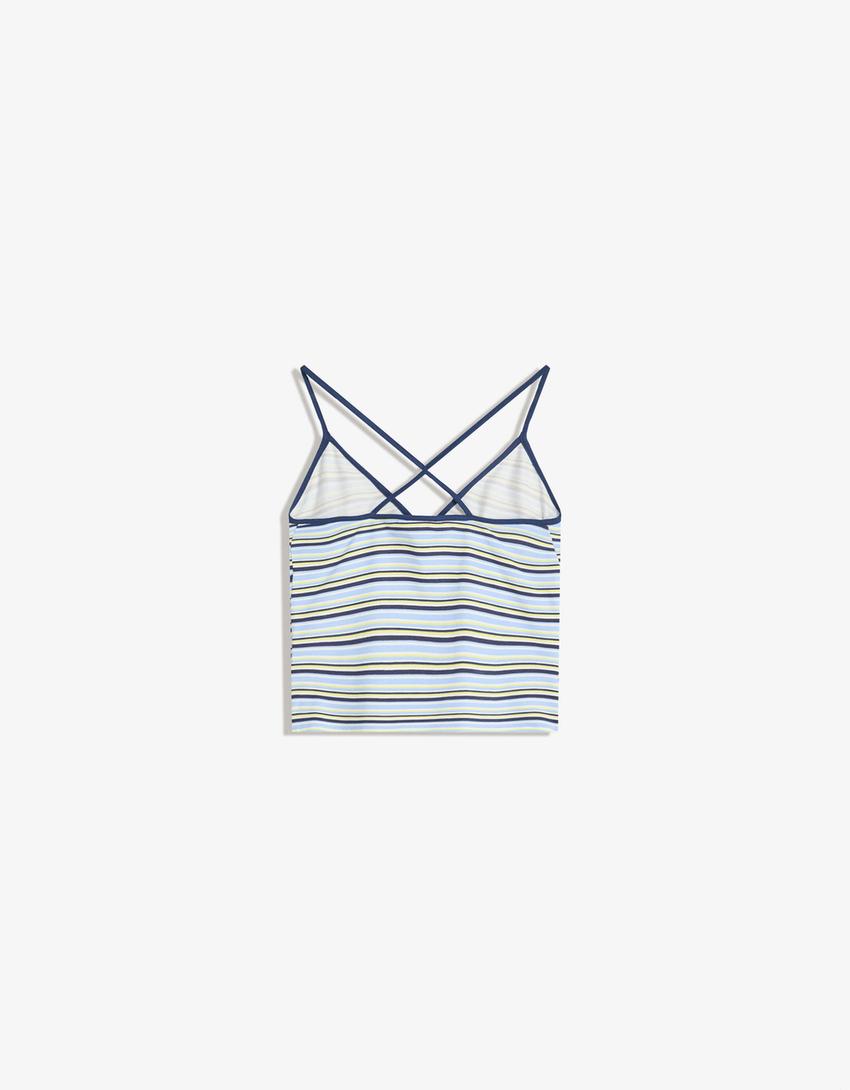 Top tirantes halter-Azul claro-4