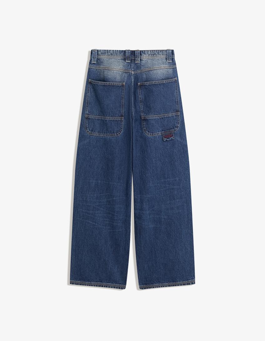 Jeans skate-Bleu