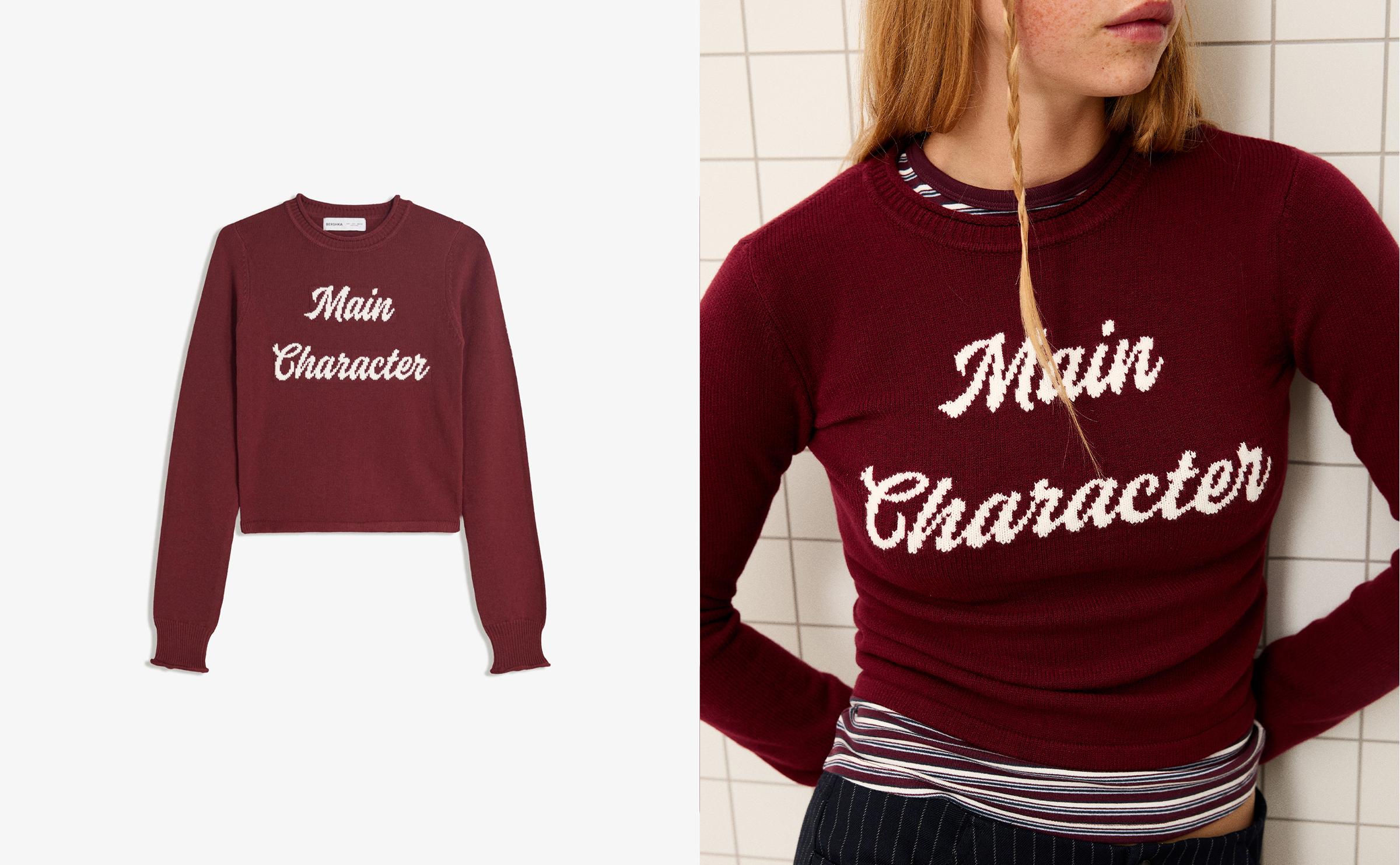 Printed sweater