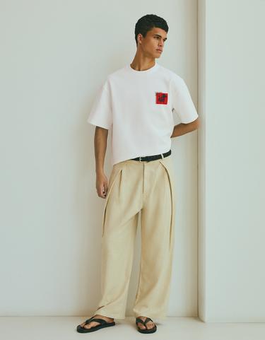 Printed interlock sweatshirt — Off white 4