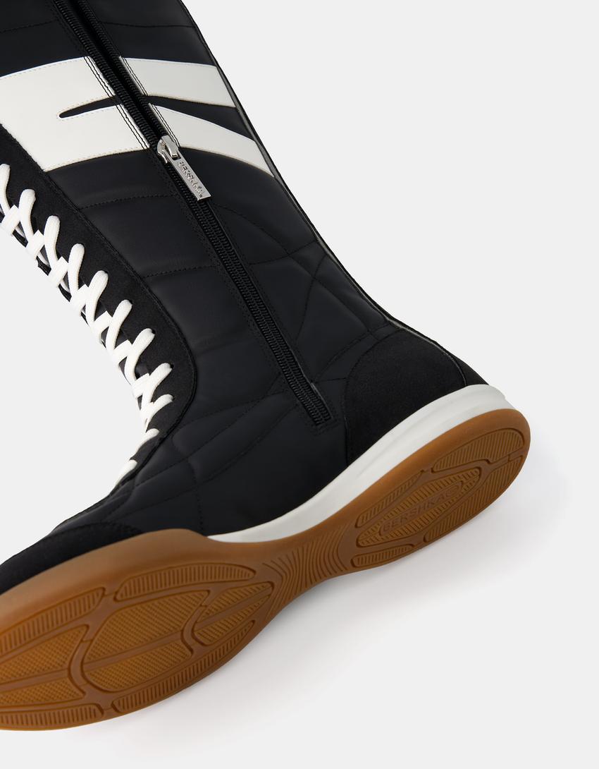 Sneakers montantes boxeuses-Noir-5