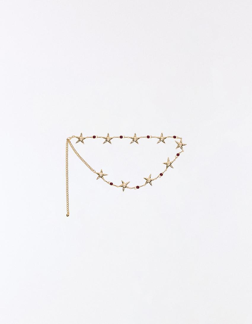 Star chain belt-Gold