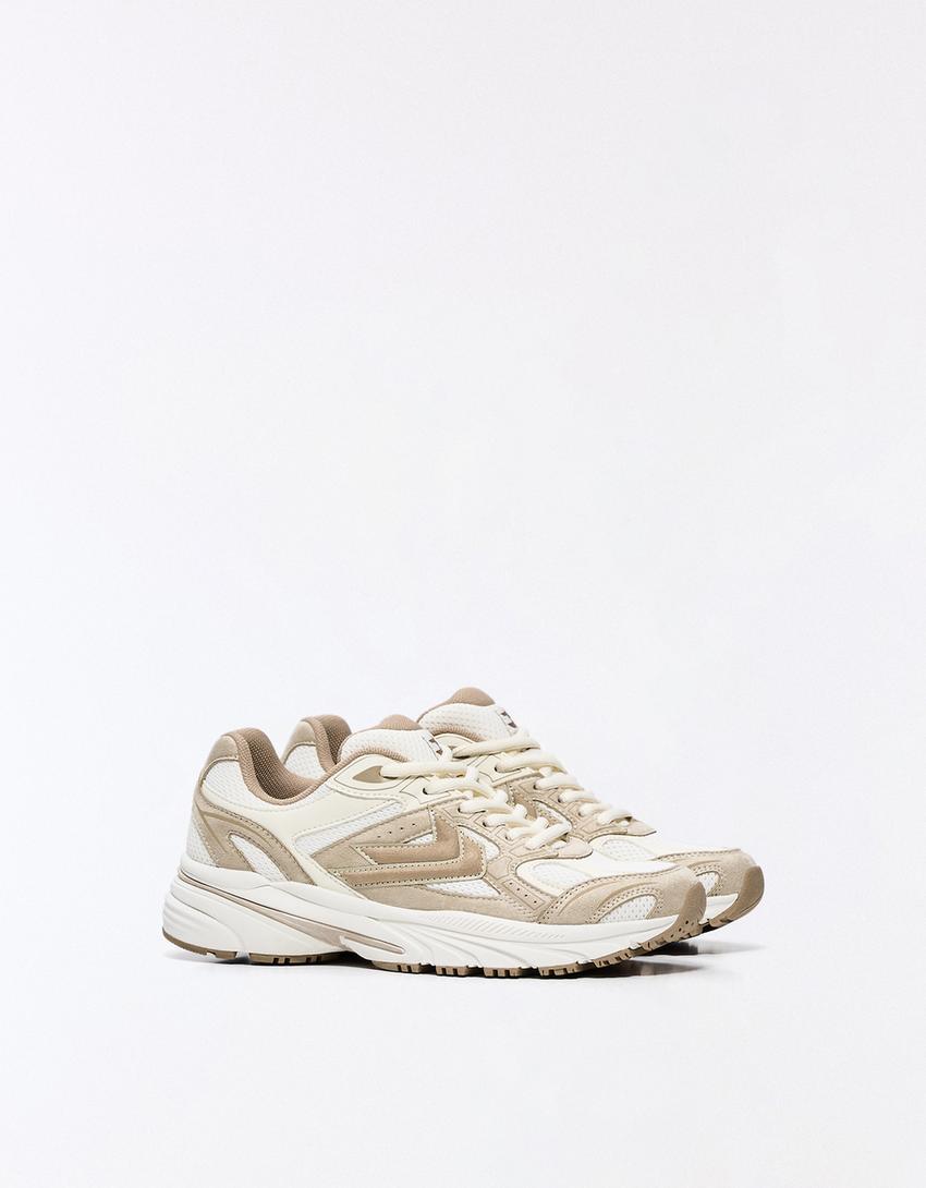 Multi-piece sneakers-SAND