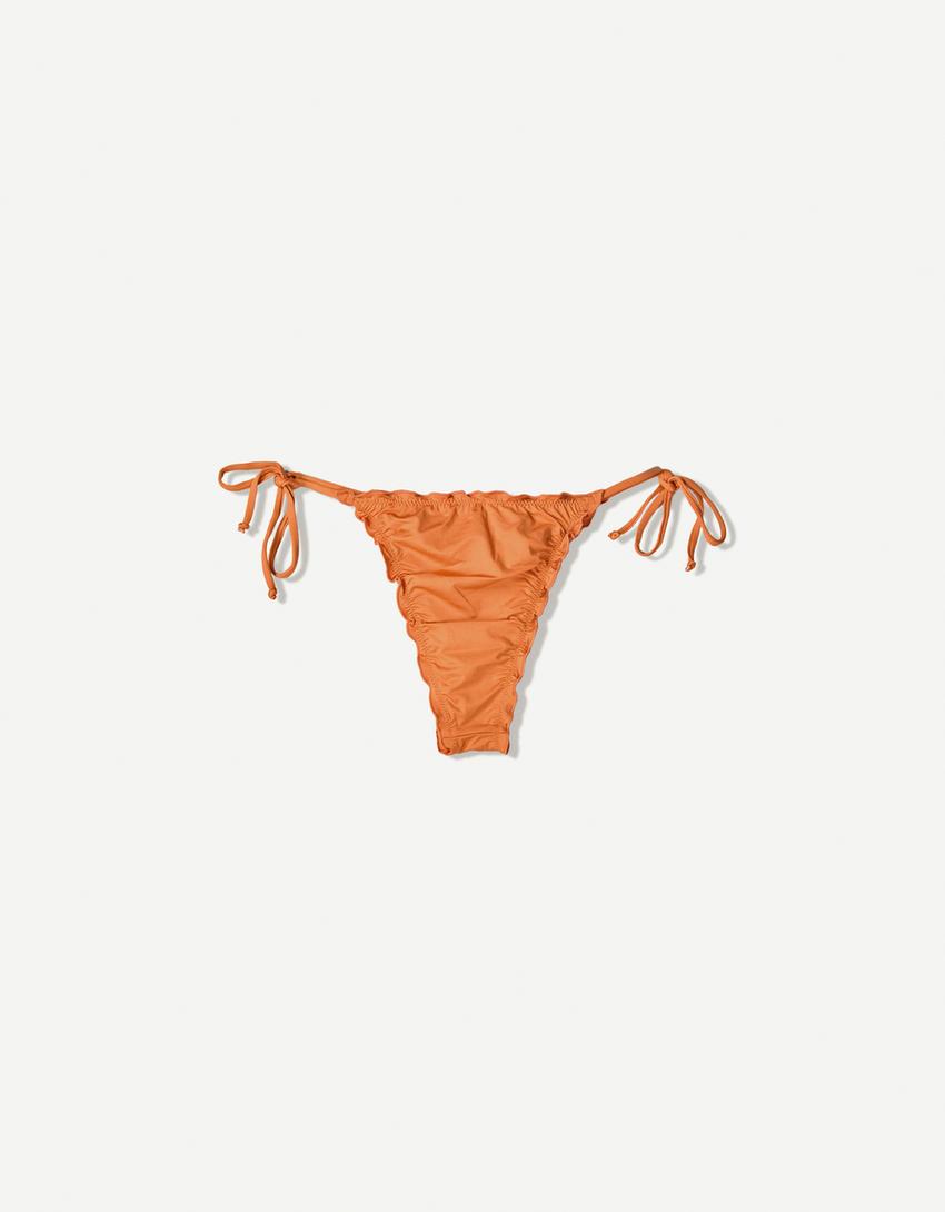 Cuecas de biquíni curly-Laranja-4