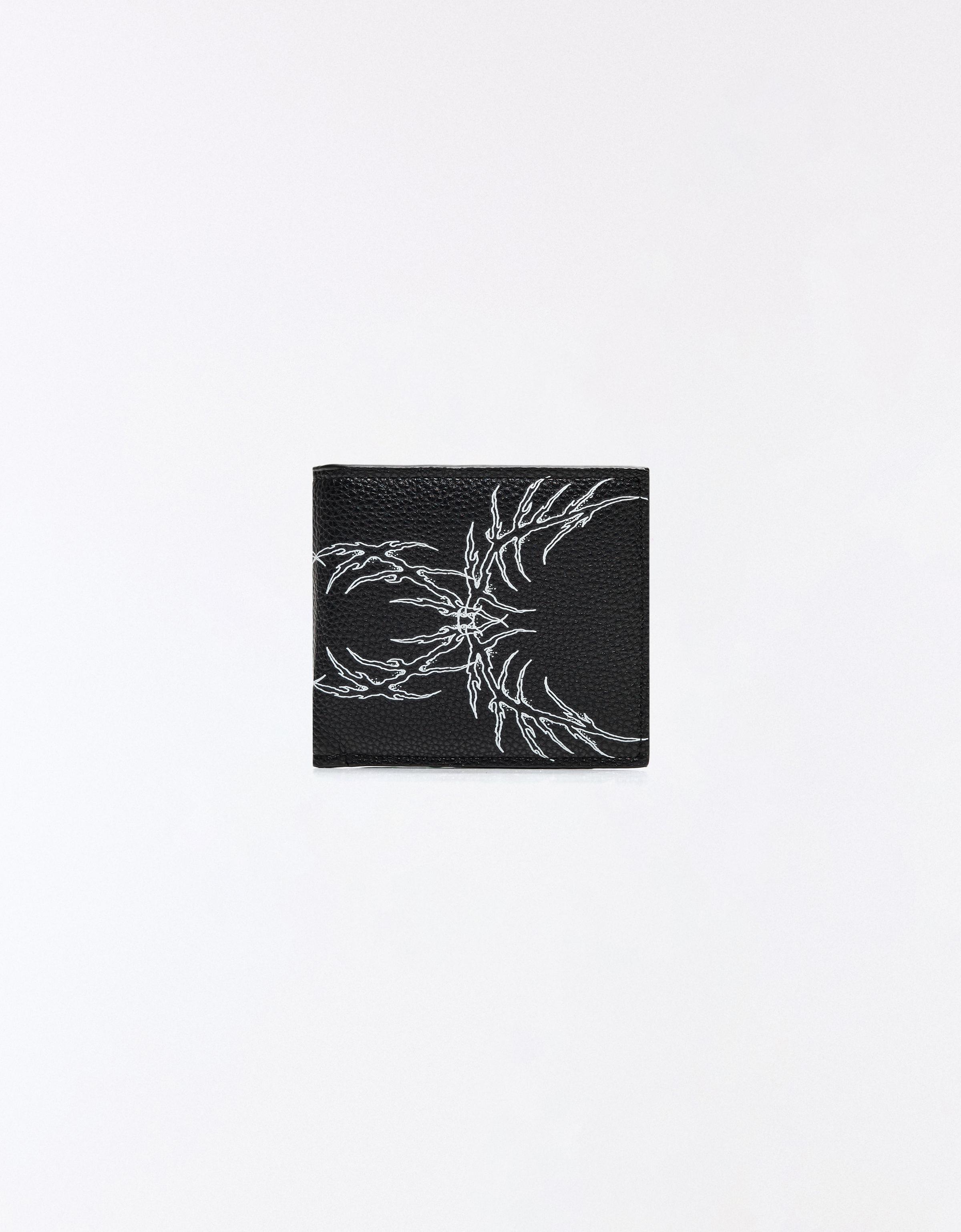 Portefeuille Imprimé Noir