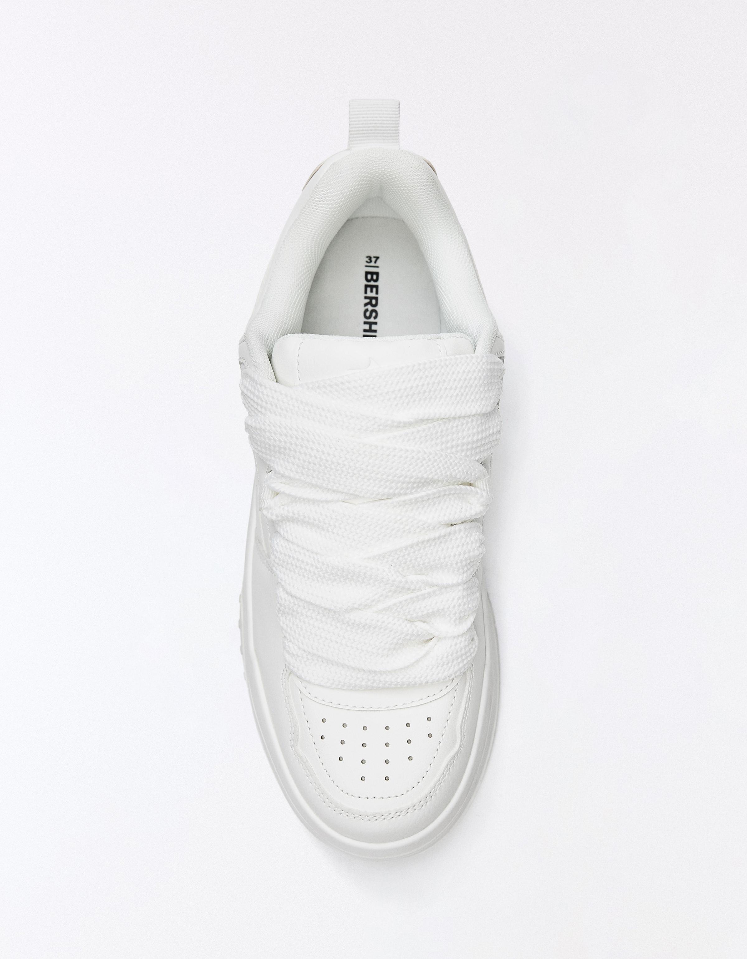 Chunky skate trainers — WHITE