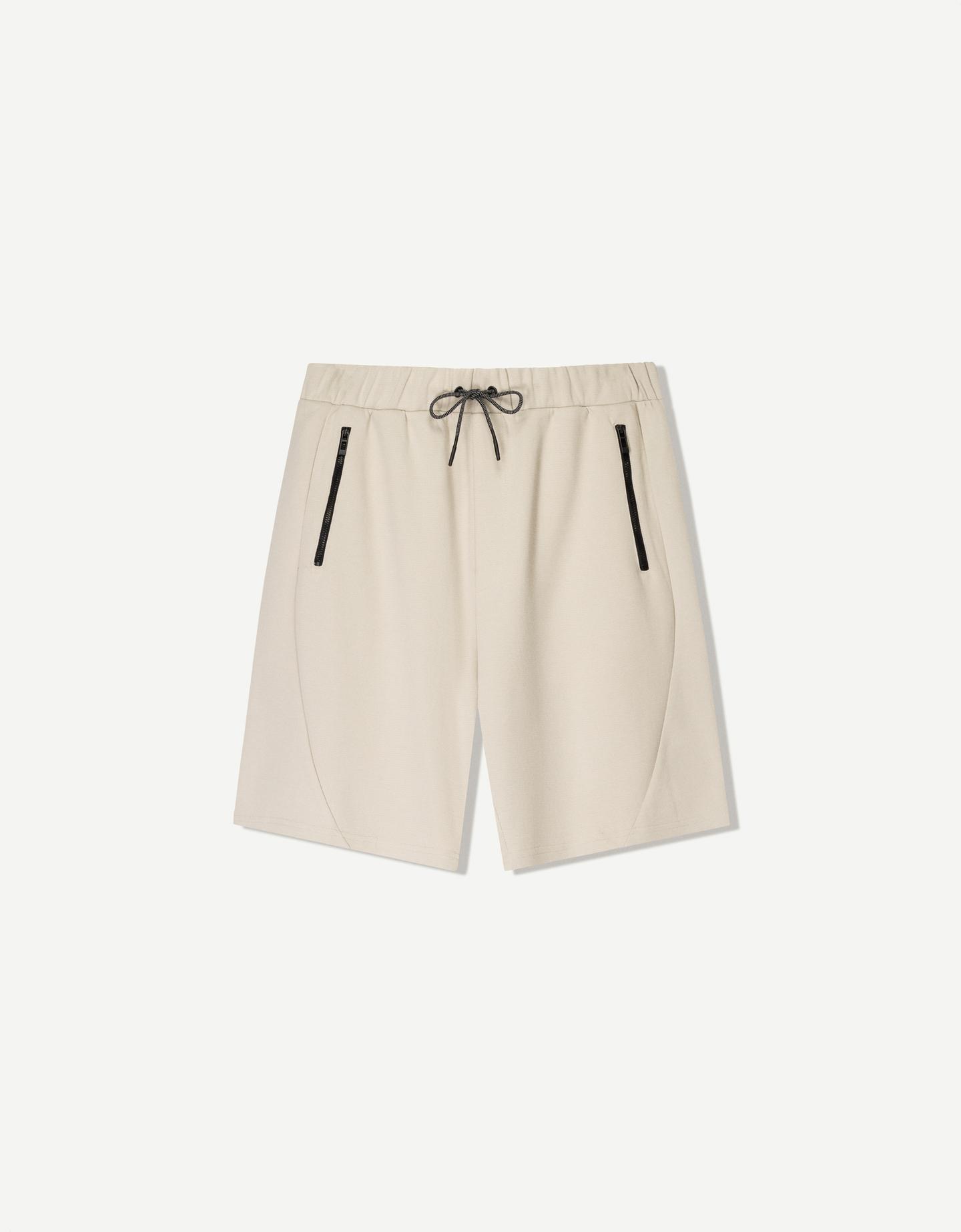 Bershka Bermuda Técnica Hombre L Arena