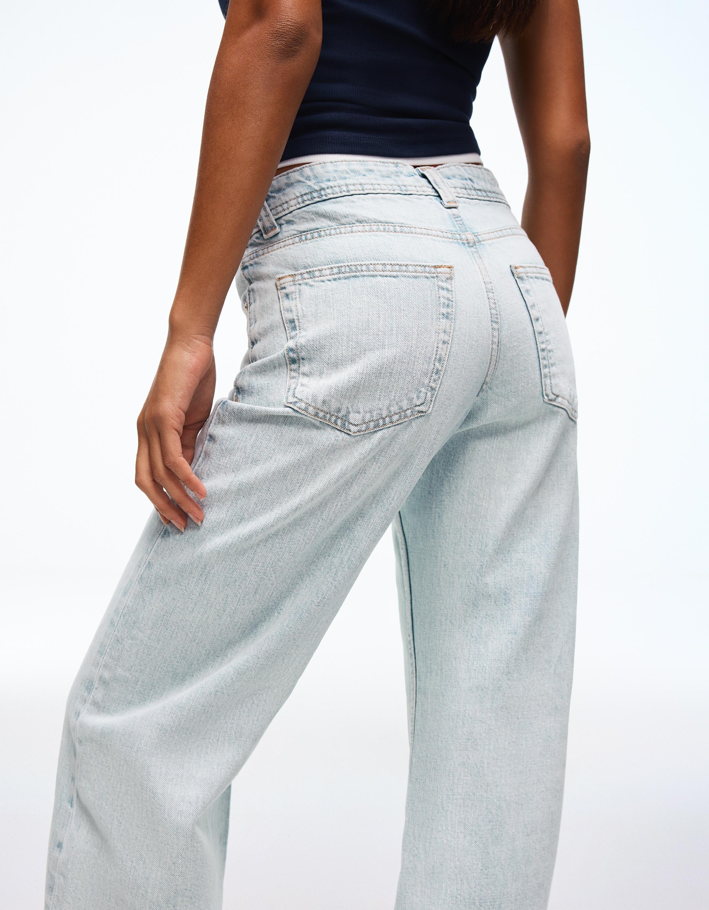 Baggy fit orta bel jean - Görsel 33