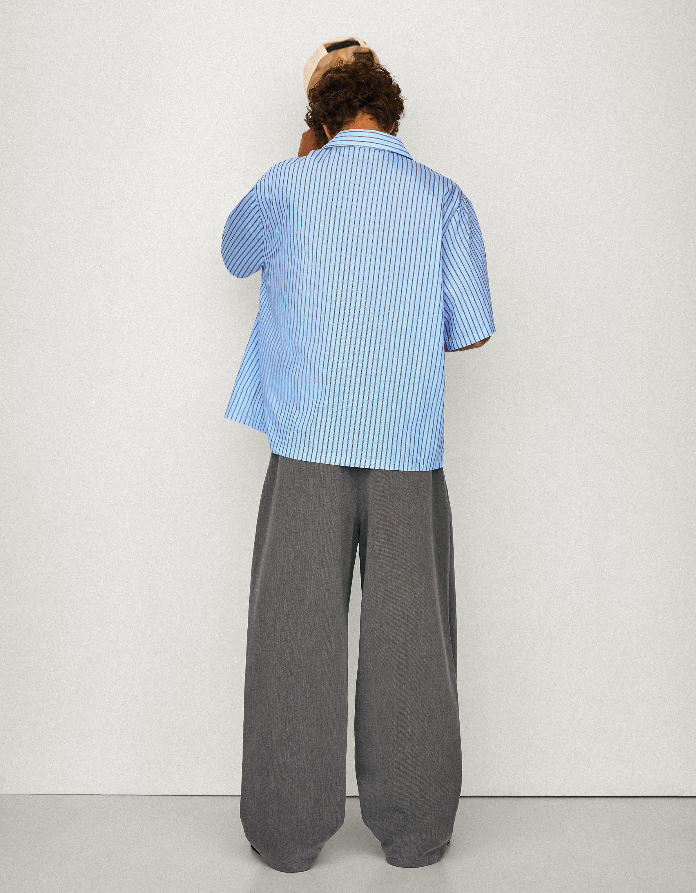 Pleated baggy pants - Men | Bershka