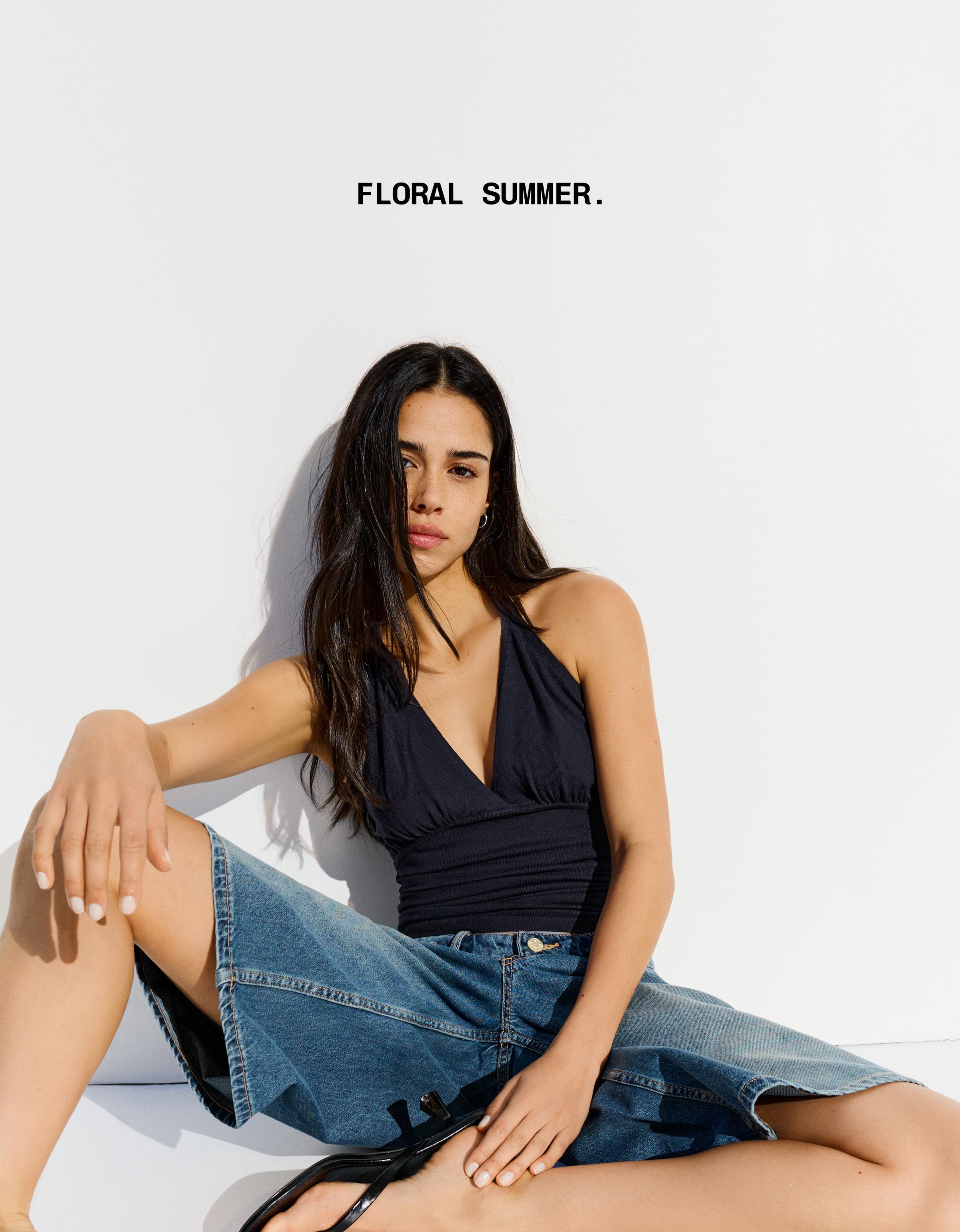 Büzgülü halter top - Görsel 34