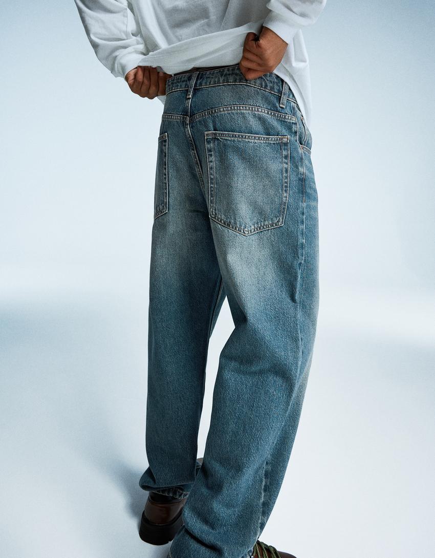 Baggy jeans-Green