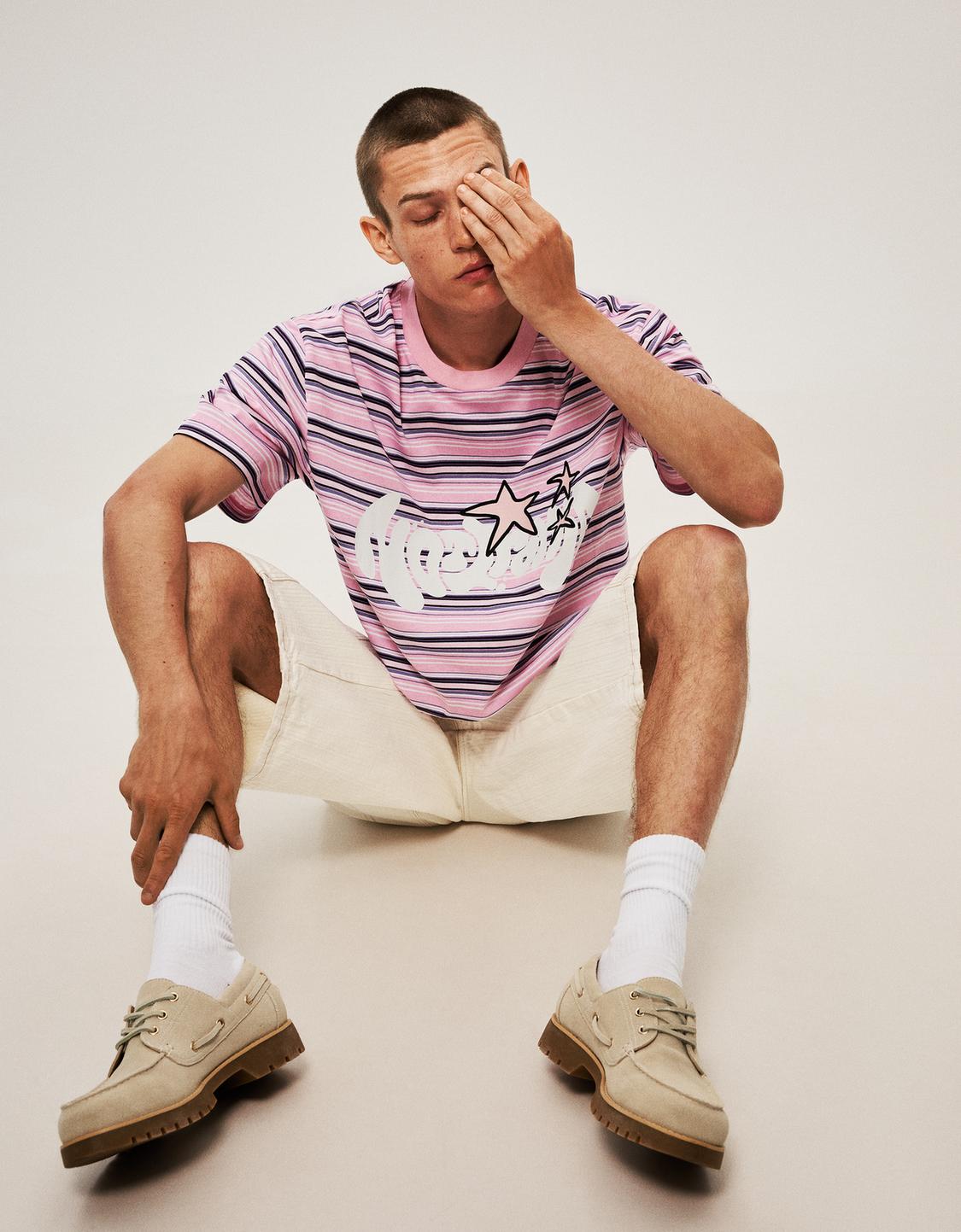 Short sleeve T-shirt with print