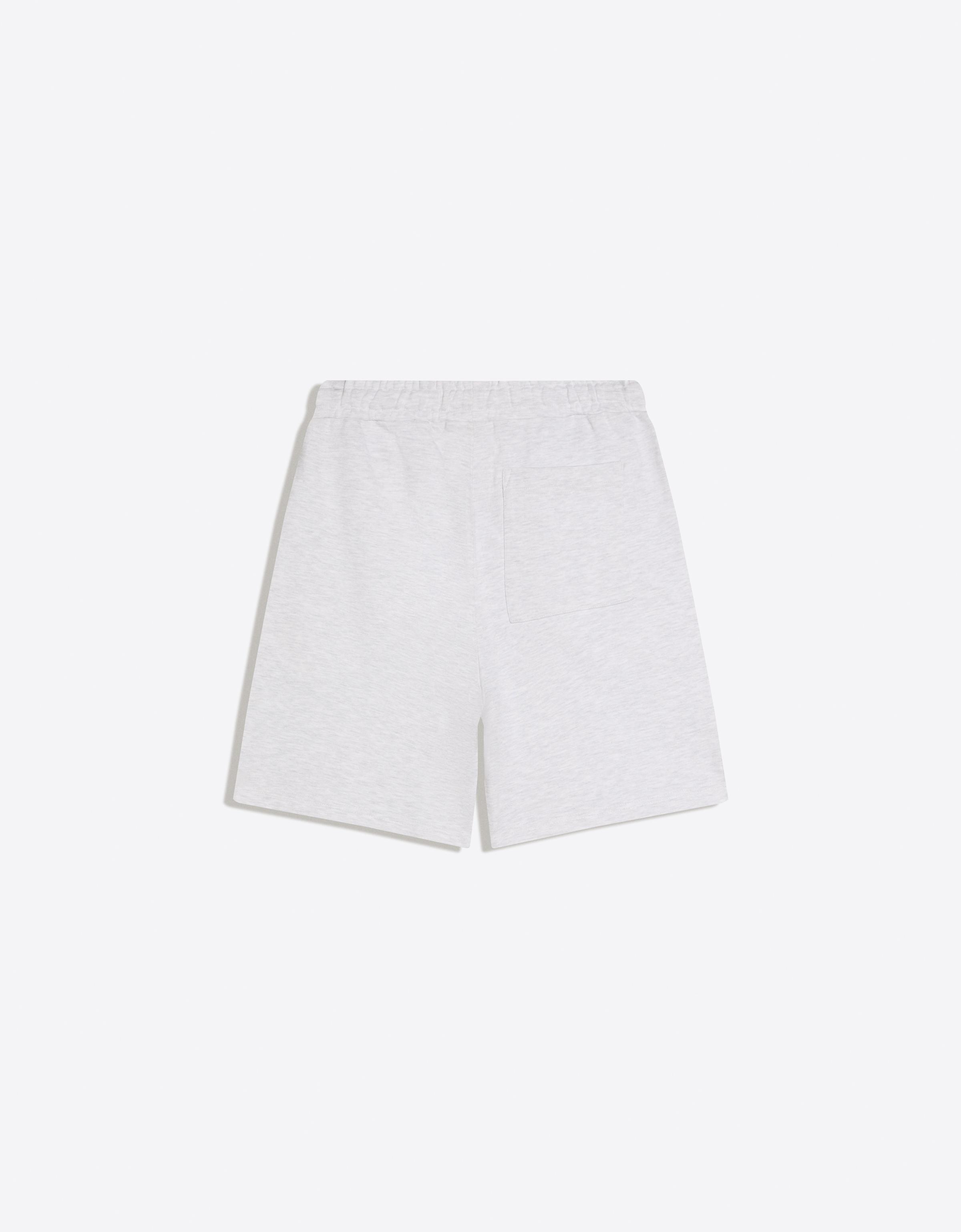 Plush Bermuda shorts — Grey