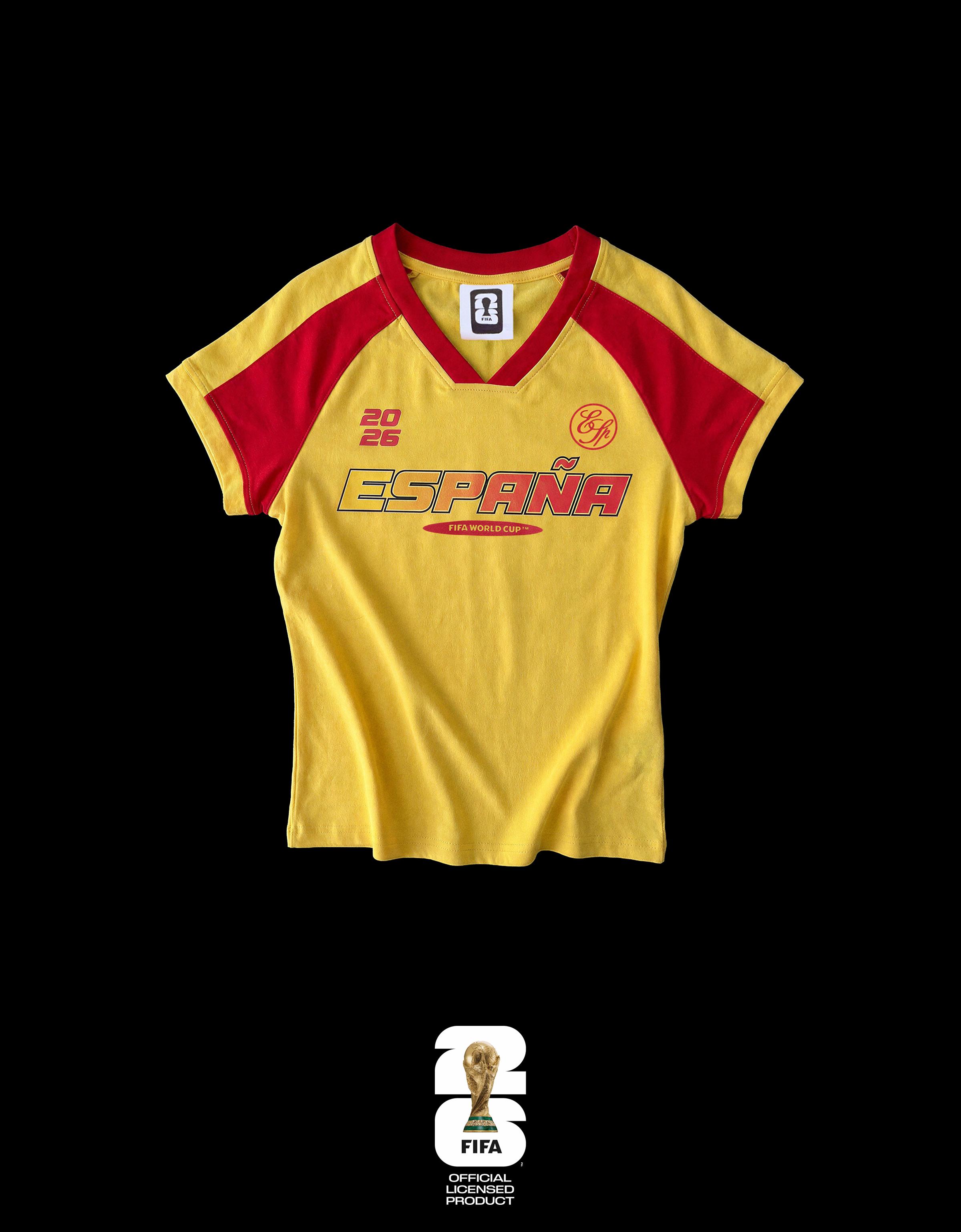 Spain FIFA WORLD CUP™ V-neck T-shirt — Red