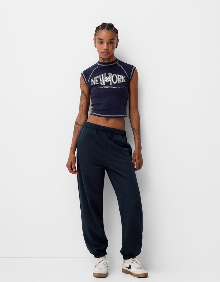 Pamuklu jogger pantolon