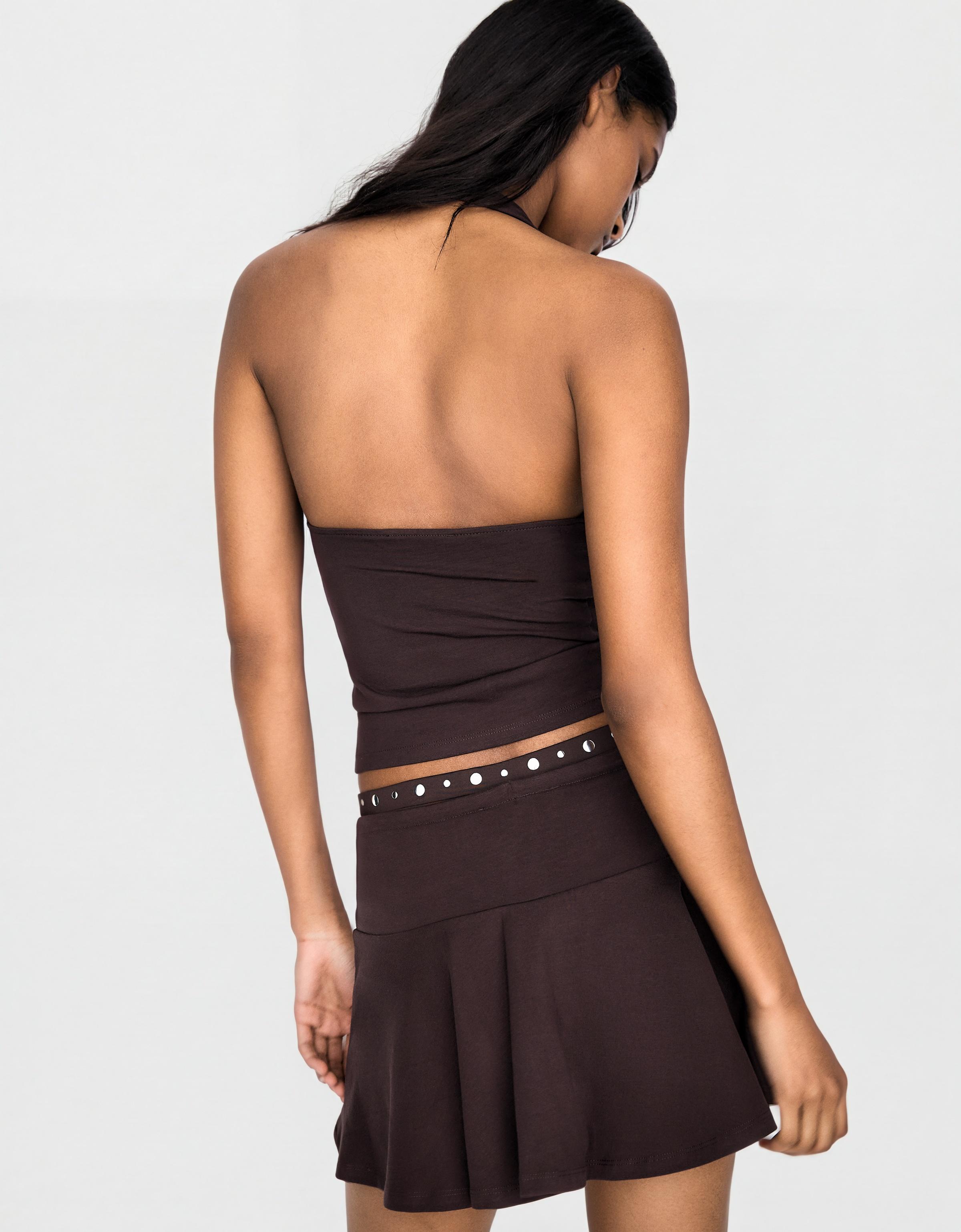 Halter top — Brown