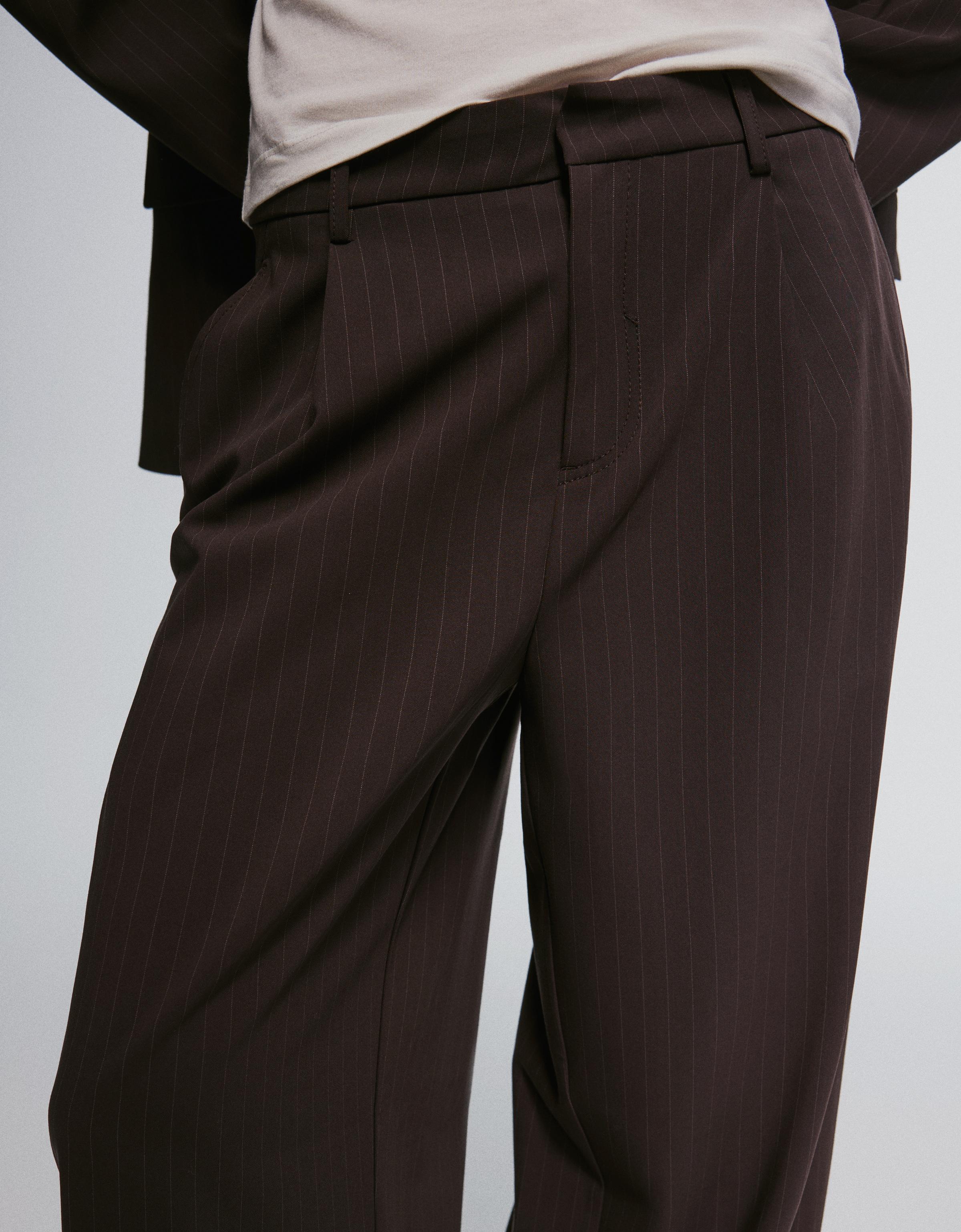 Çift kumaşlı hacimli pantolon - Görsel 78