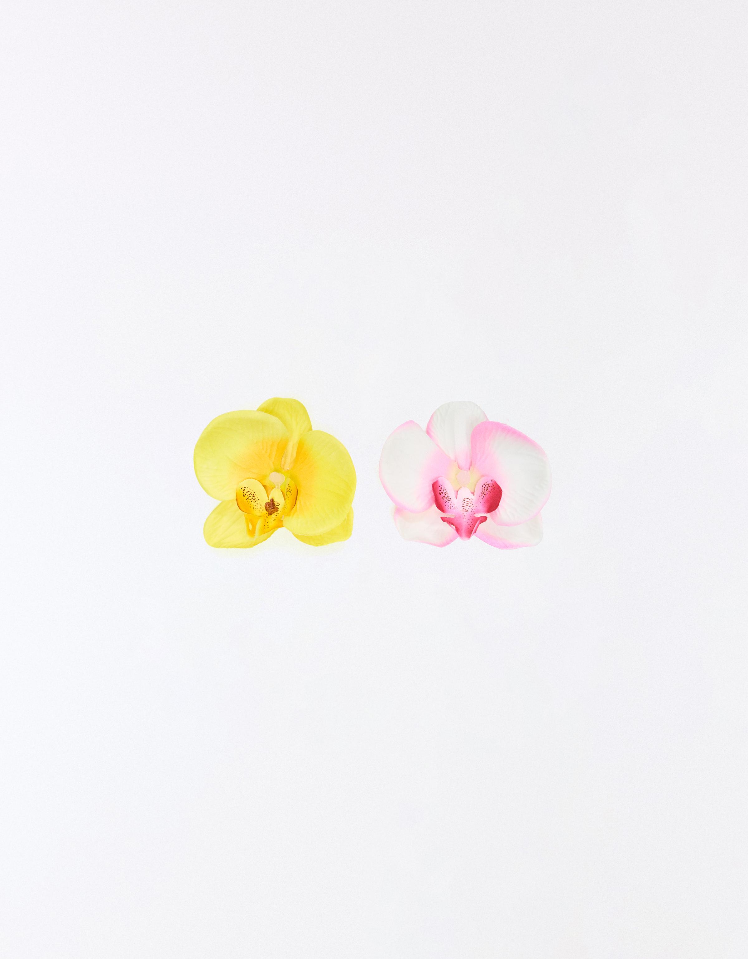 Flower clip pack — Yellow