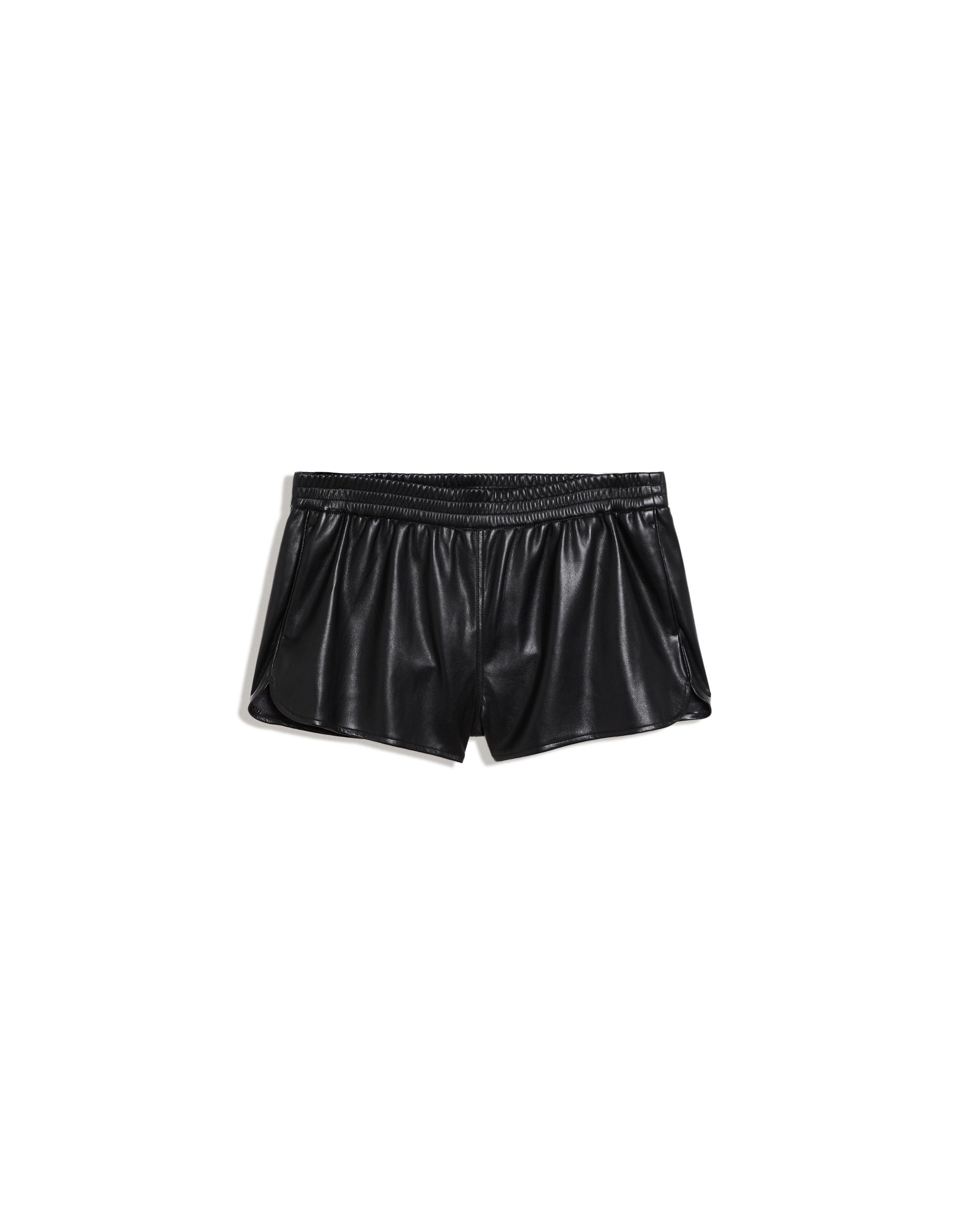 Bershka Boxer bel suni deri şort görsel 2
