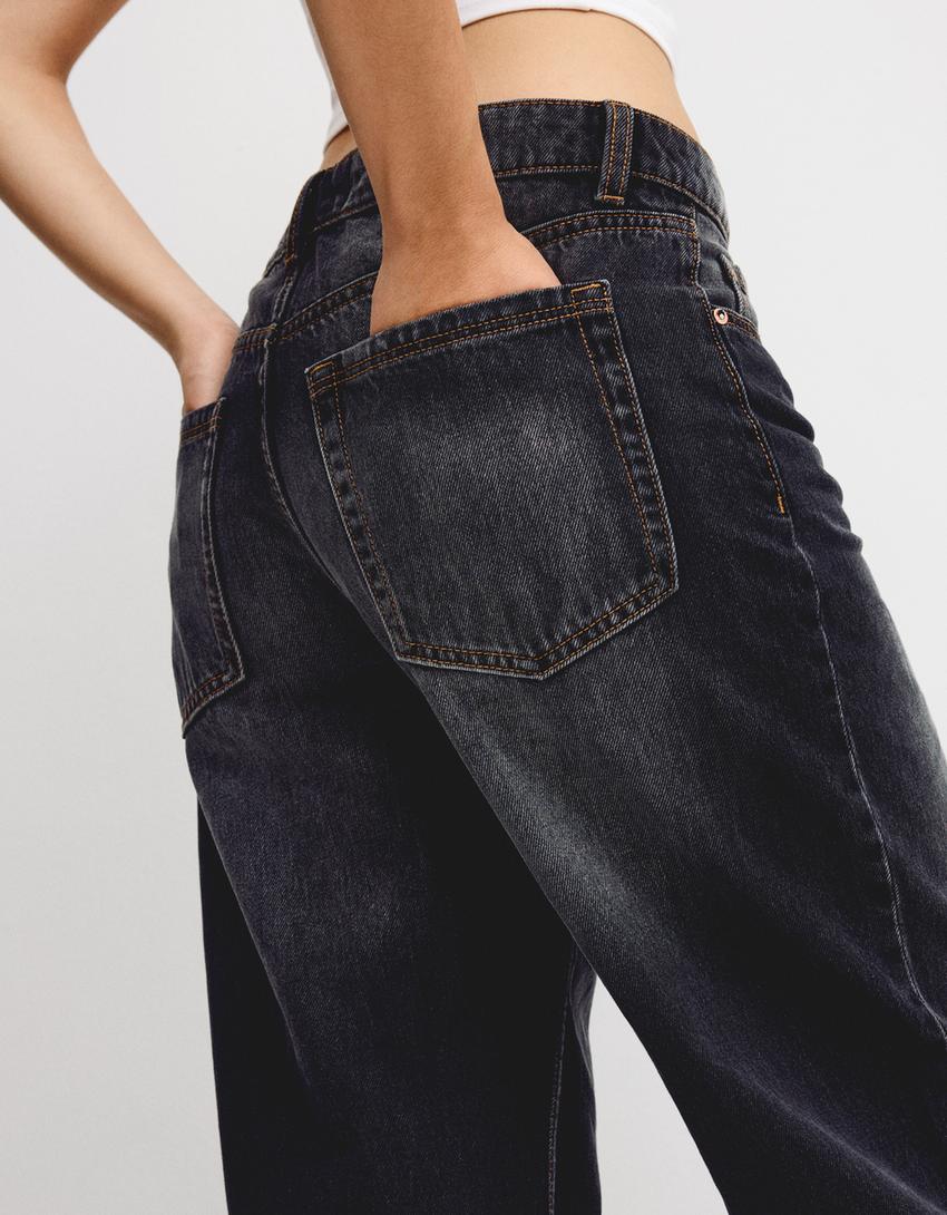 Baggy jeans-Black-2