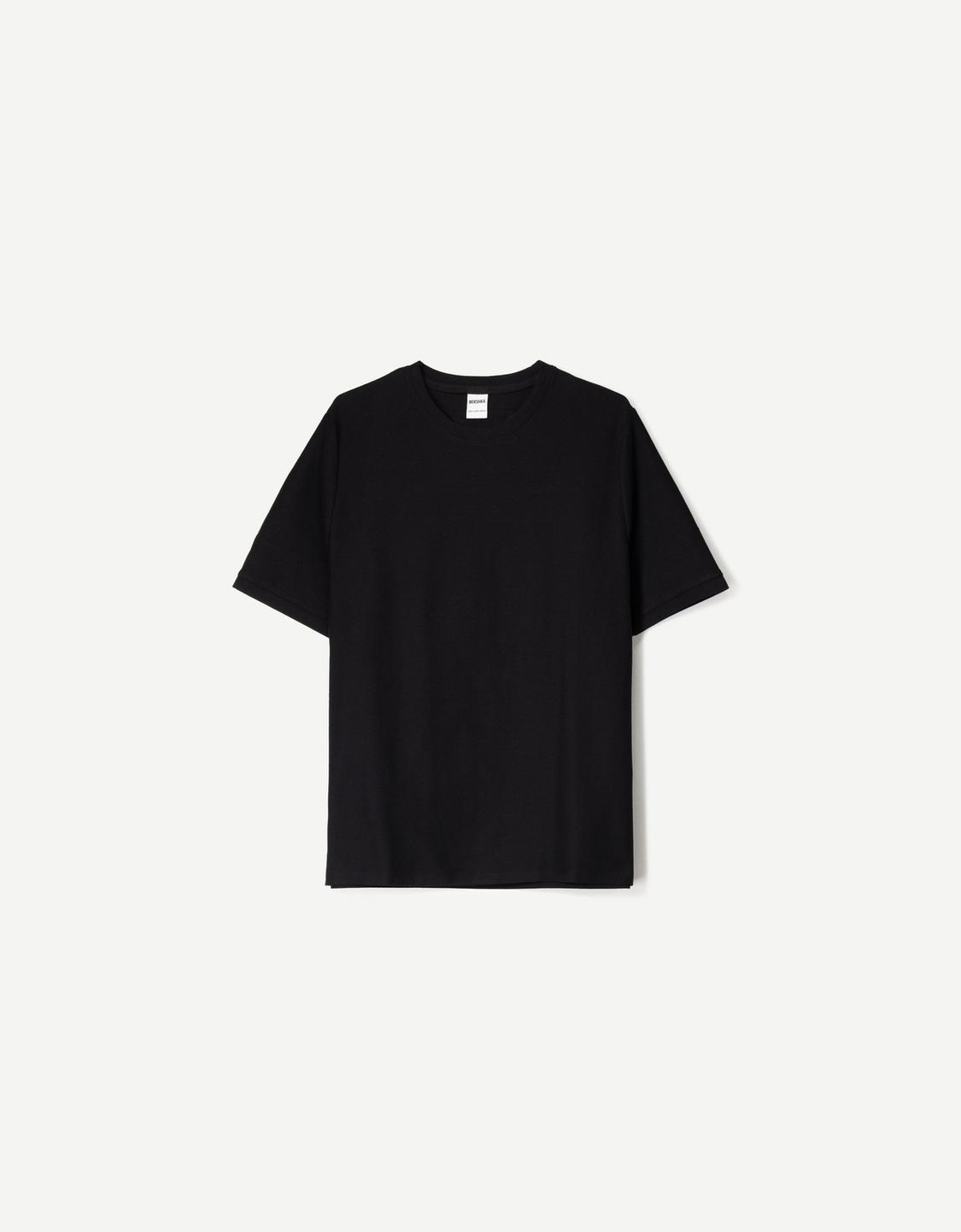 Textured short sleeve T-shirt