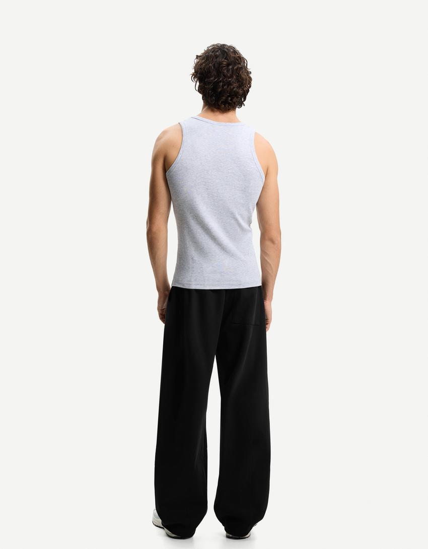 Balloon interlock pants