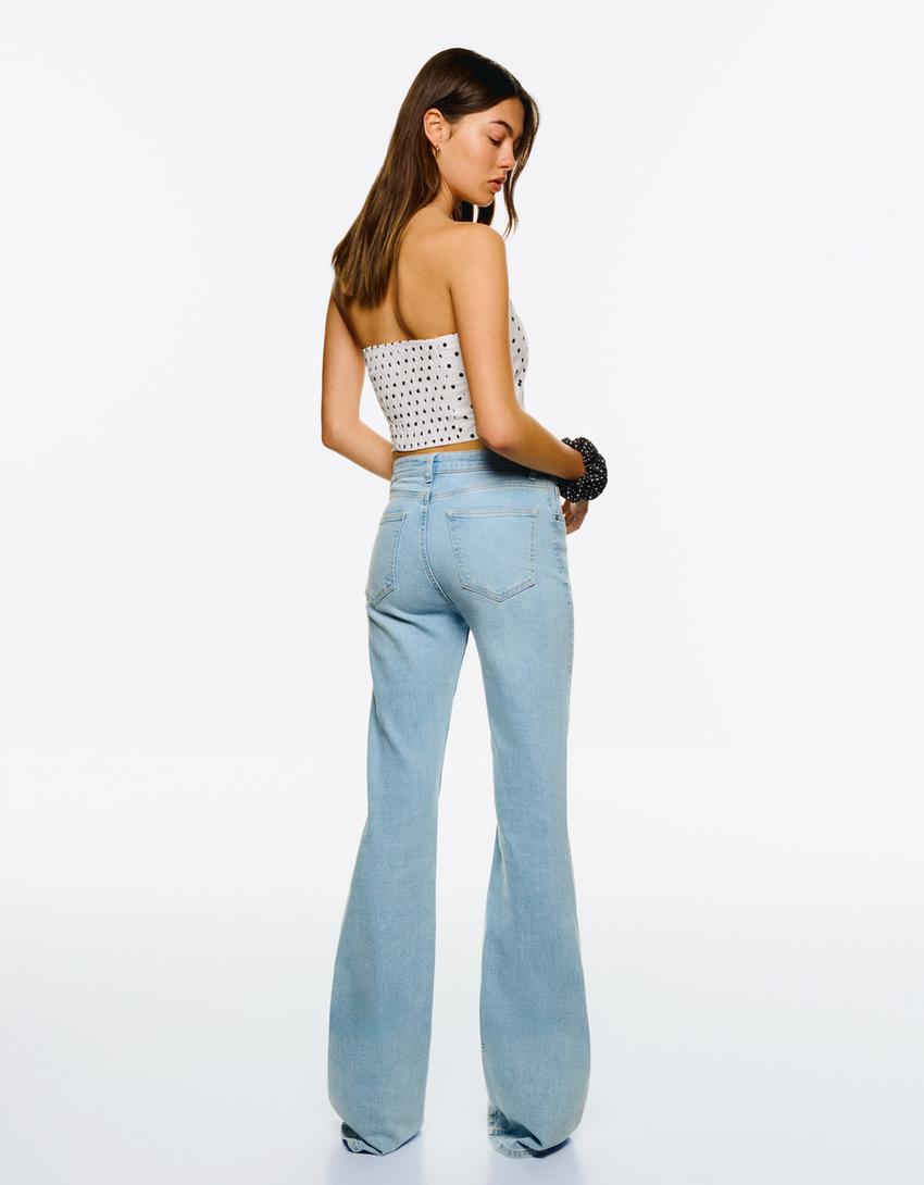 Flared jeans-Light blue-2