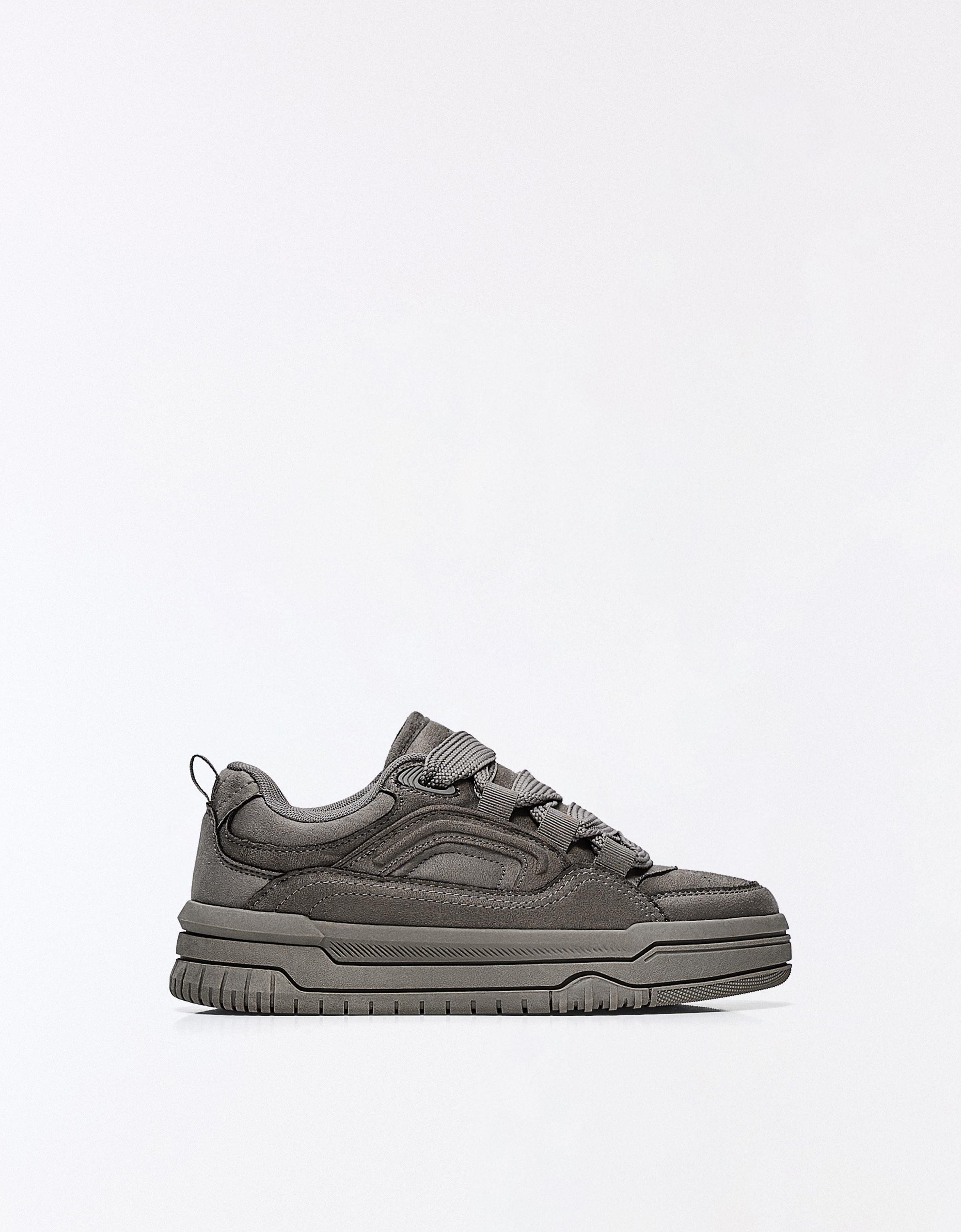 Chunky skate trainers — Grey