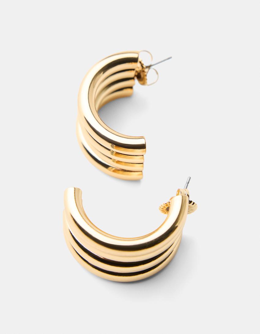 Boucles d’oreilles Signature Edition-Or-2