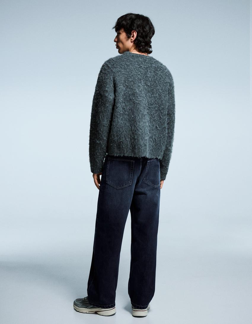 Baggy Jeans-Dunkelblau