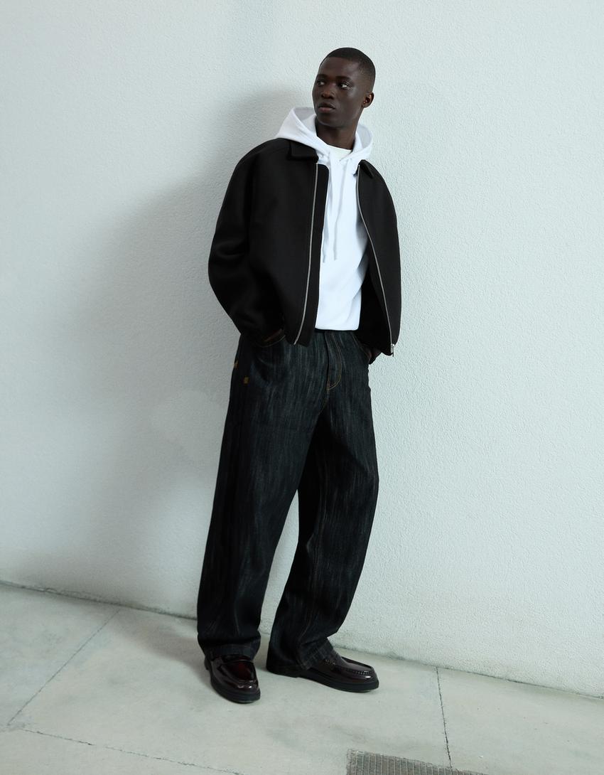 Blusão trucker de fazenda