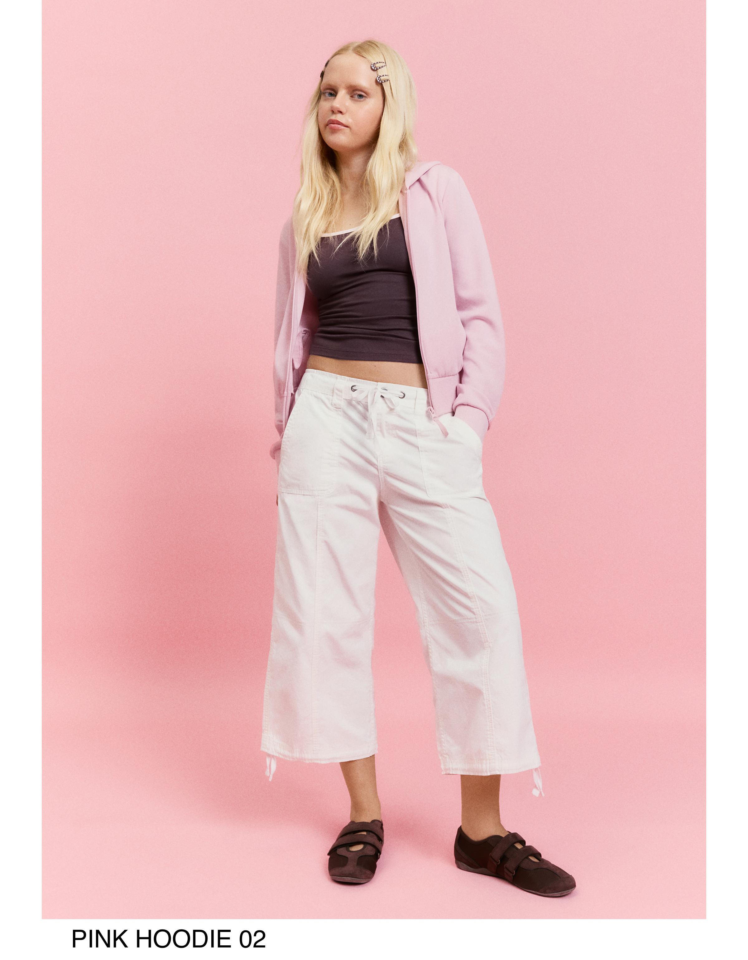 Zip-up hoodie — Pink