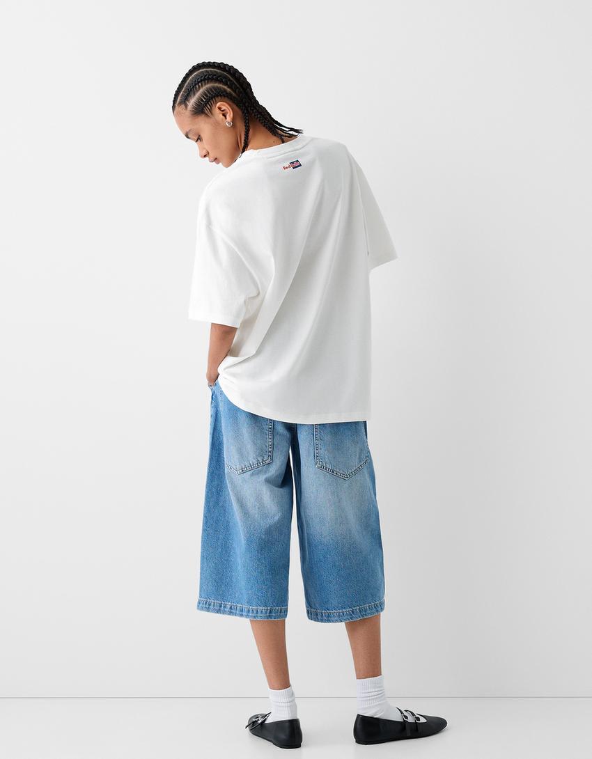 New York Red Bulls print boxy fit T-shirt-White-2