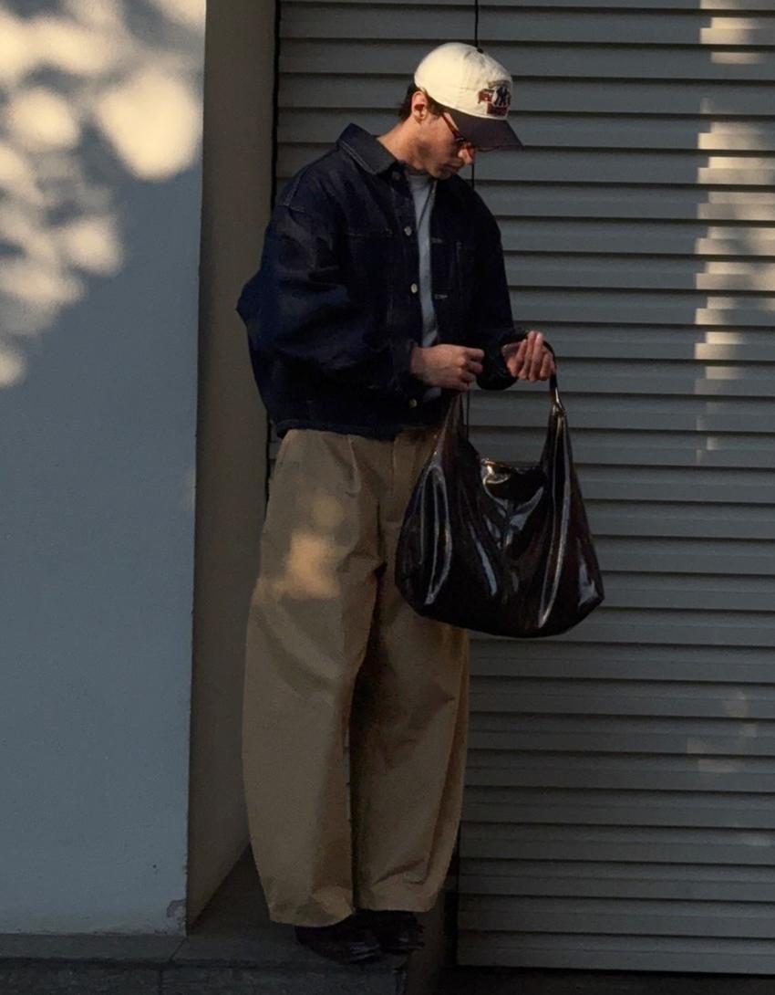 Megabarrel trousers-Sand