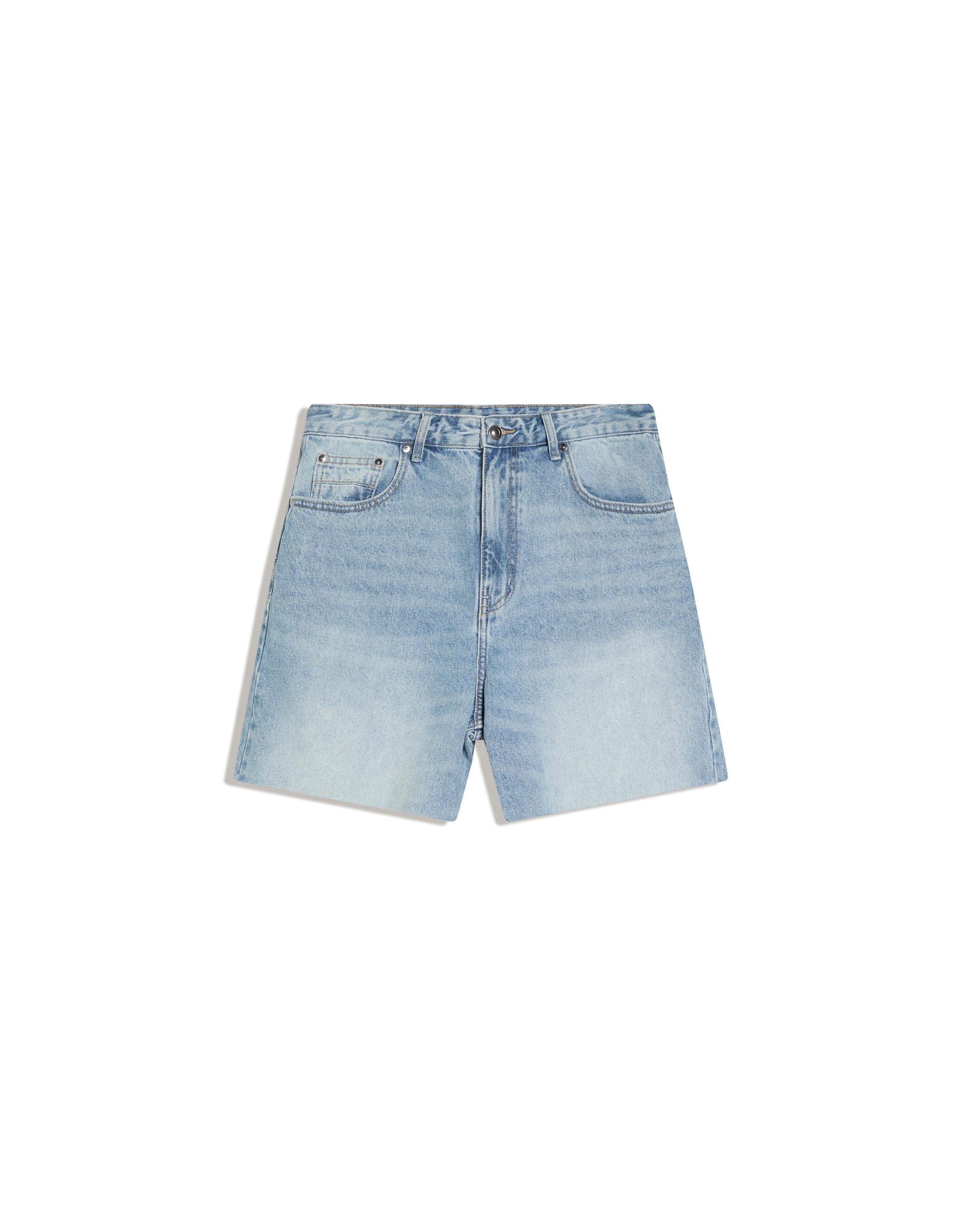 Denim Bermuda shorts - Light blue