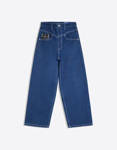 ZOO YORK X BERSHKA patch jeans — Navy 6