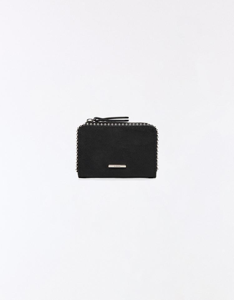 Süet efektli cüzdan