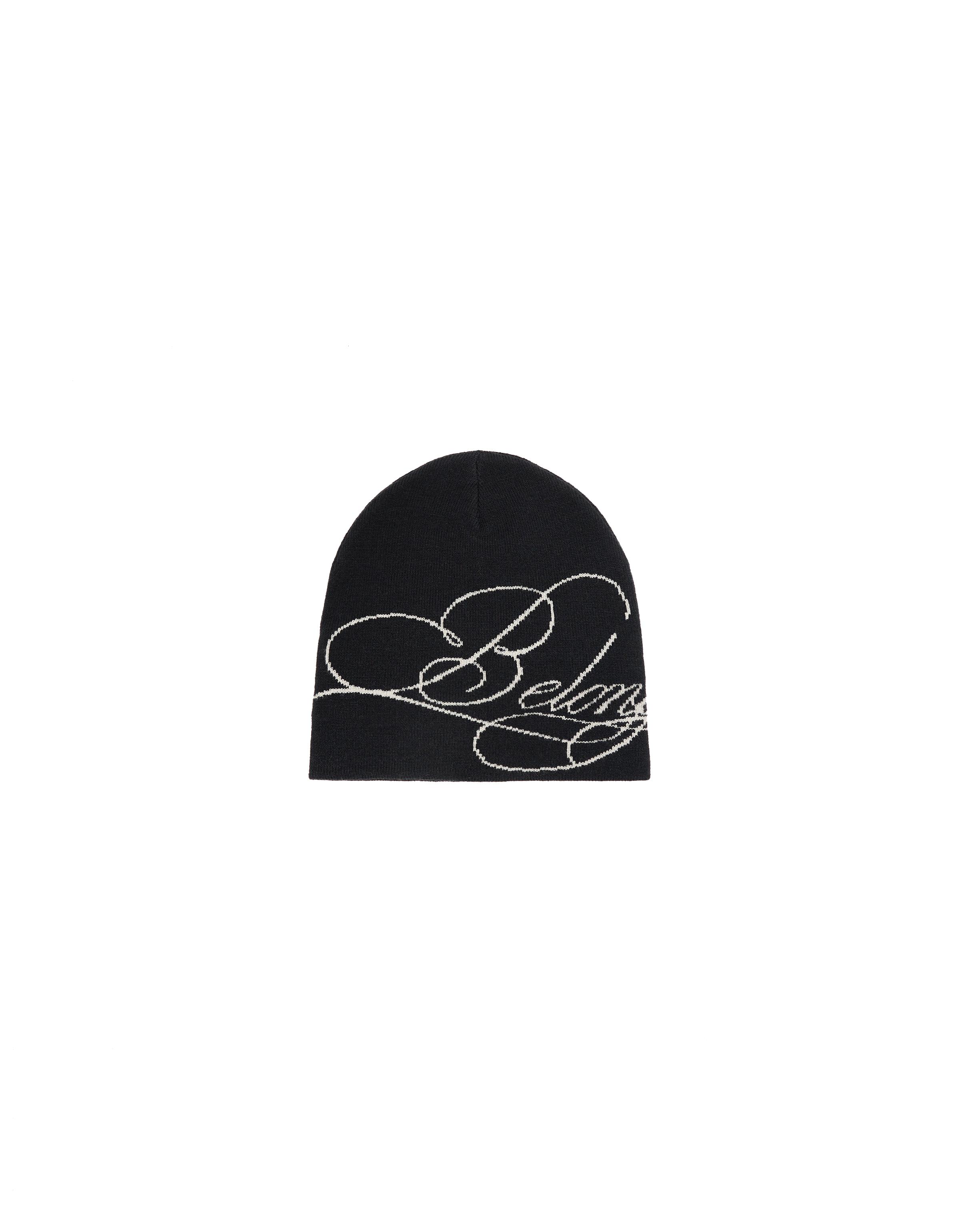Knitted beanie — Black