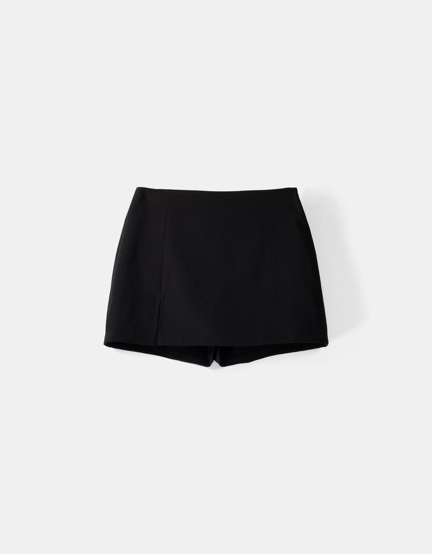 Ensemble top et jupe-culotte-Noir-5