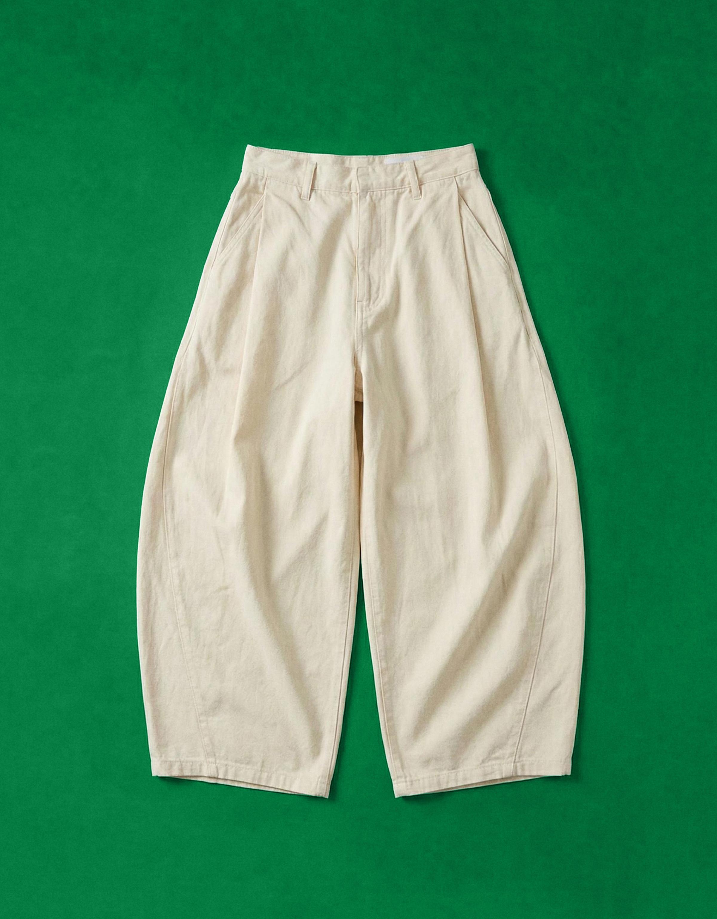 Ketenli super baggy fit pantolon - Görsel 171